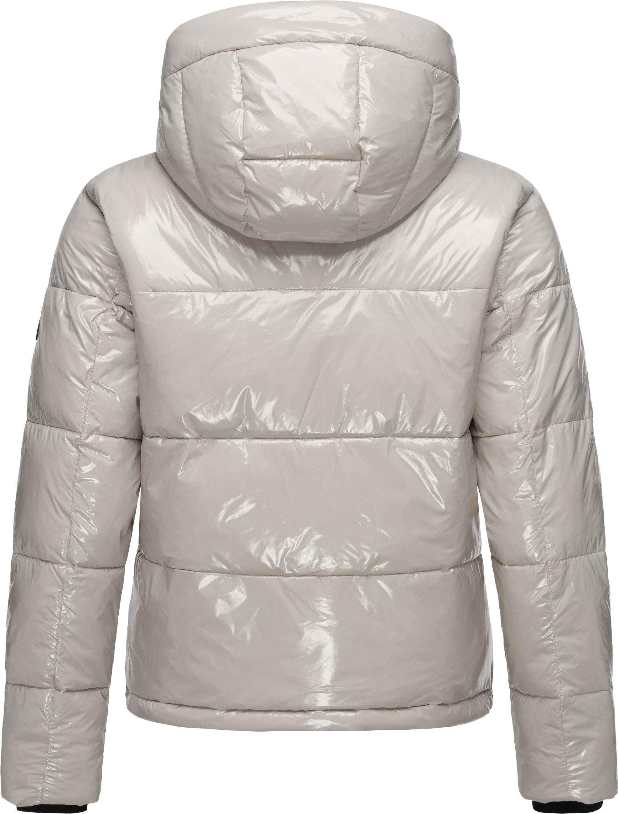 Ragwear Steppjacke Roobie super stylische, gänzende Damen Winterjacke