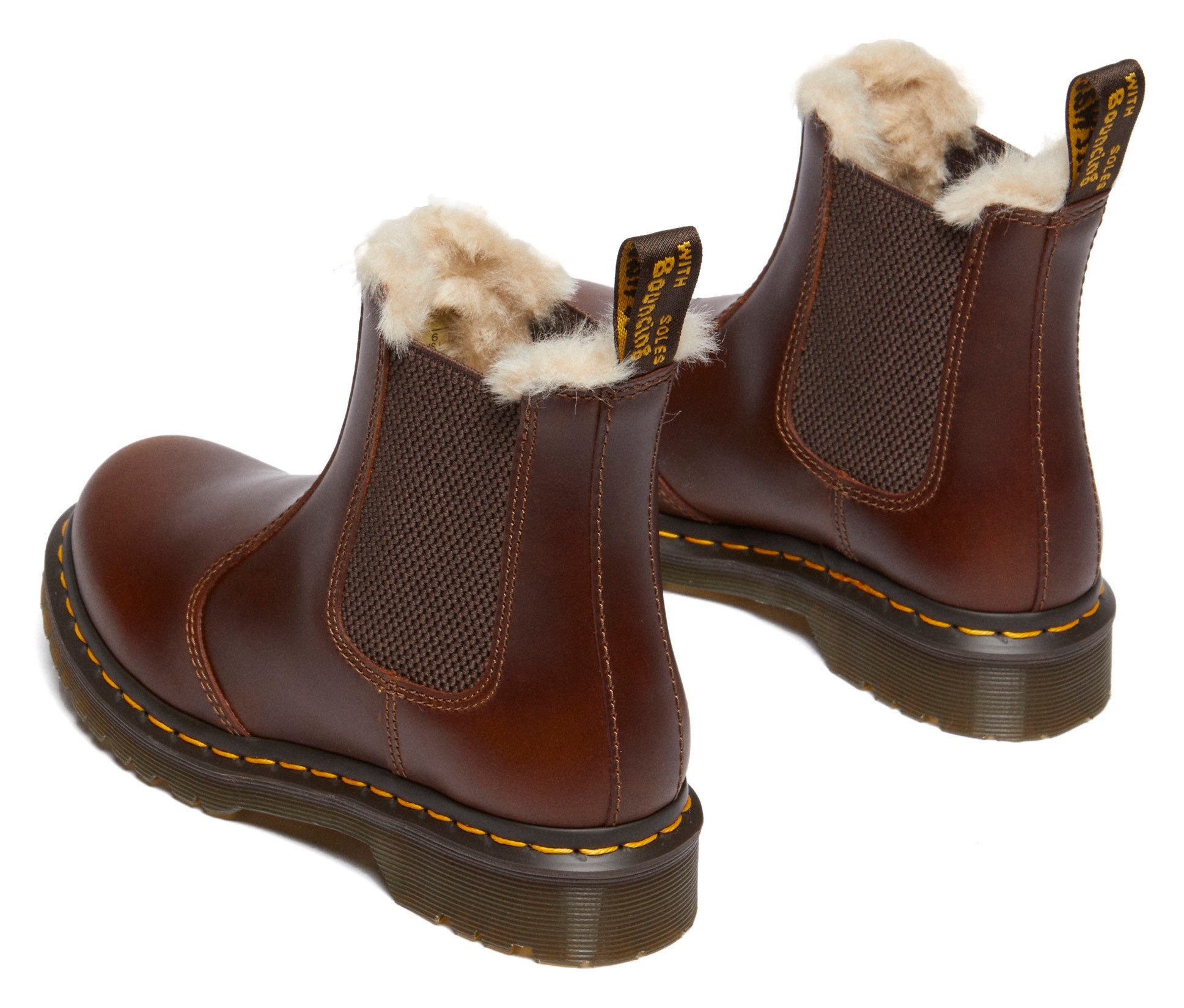 DR. MARTENS Leonore Chelseaboots Chunky Boots, Plateau Schuh, Boots mit Warmfutter