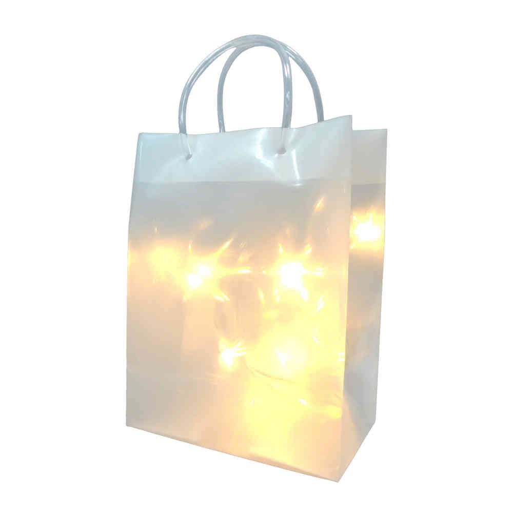 Gasper Аксессуары для домаsfolie 3D PVC TASCHE. STERNEFFEKT 16x9x21cm. incl. 10er LED Lichterkette.