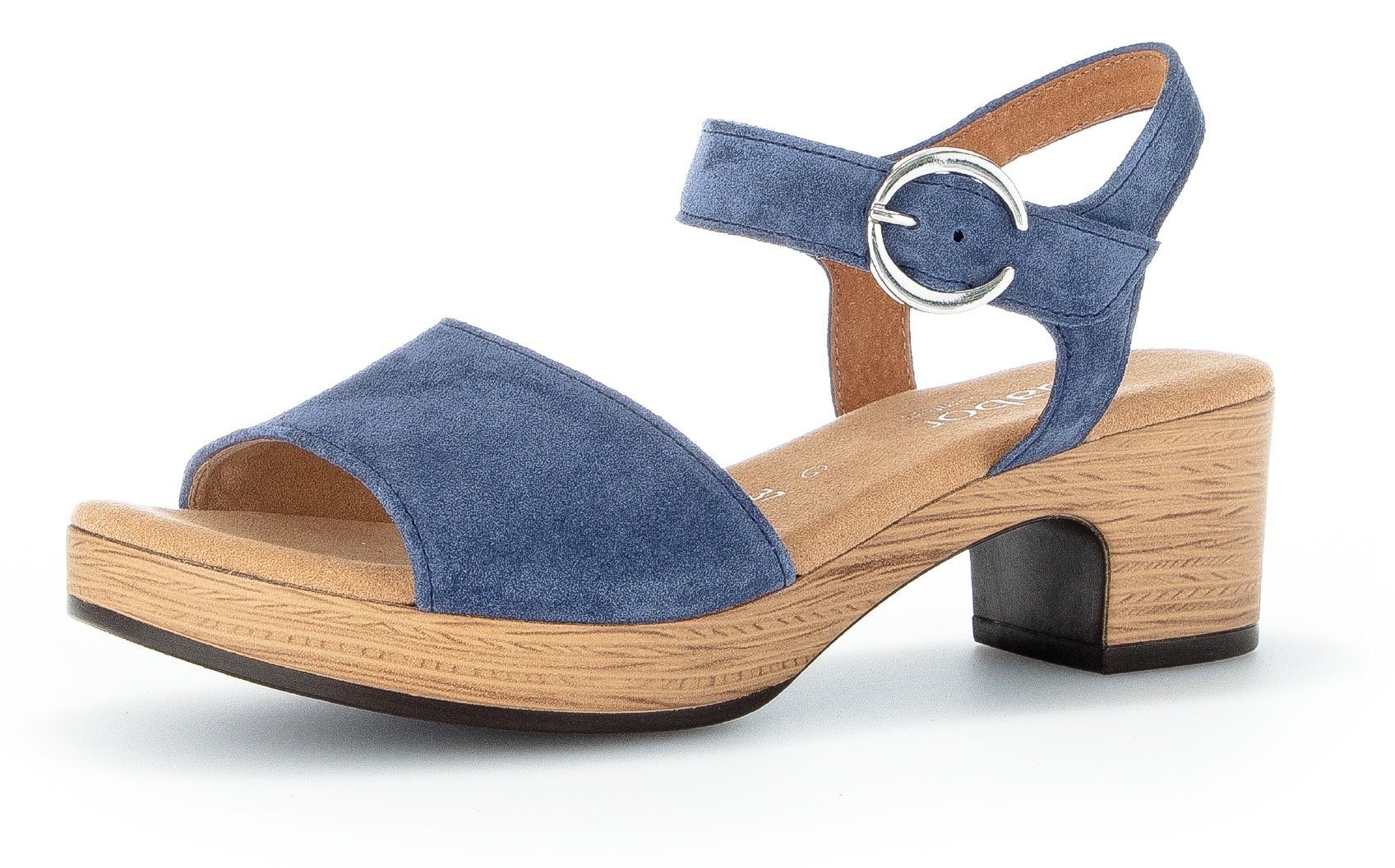 Gabor KRETA Sandalette, Blockabsatz, Sommerschuh, Riemchensandale günstig online kaufen