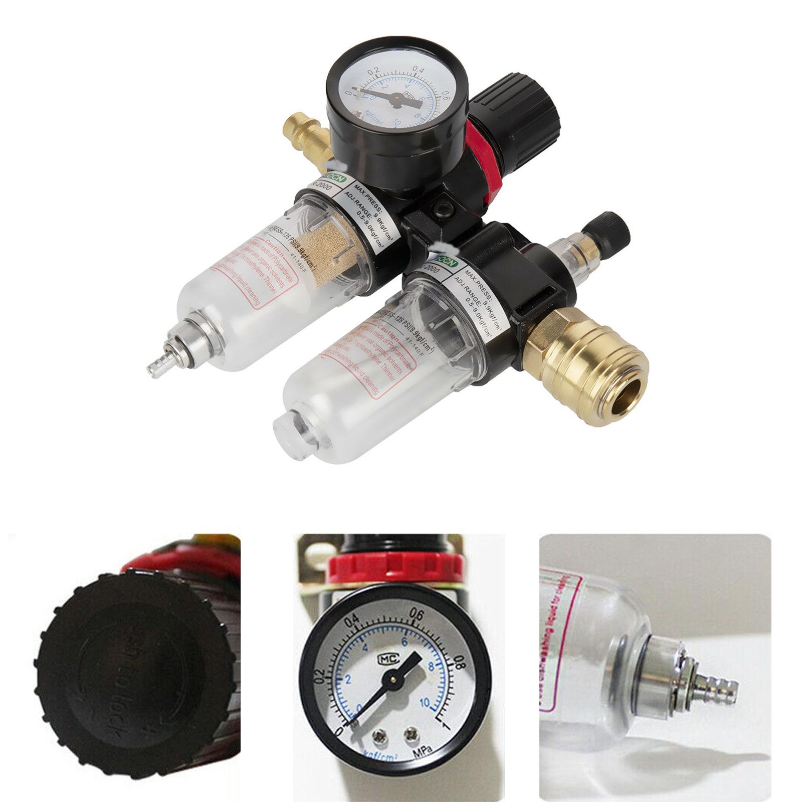 TWSOUL Kompressor 1/4 Zoll Druckluft Druckminderer günstig online kaufen