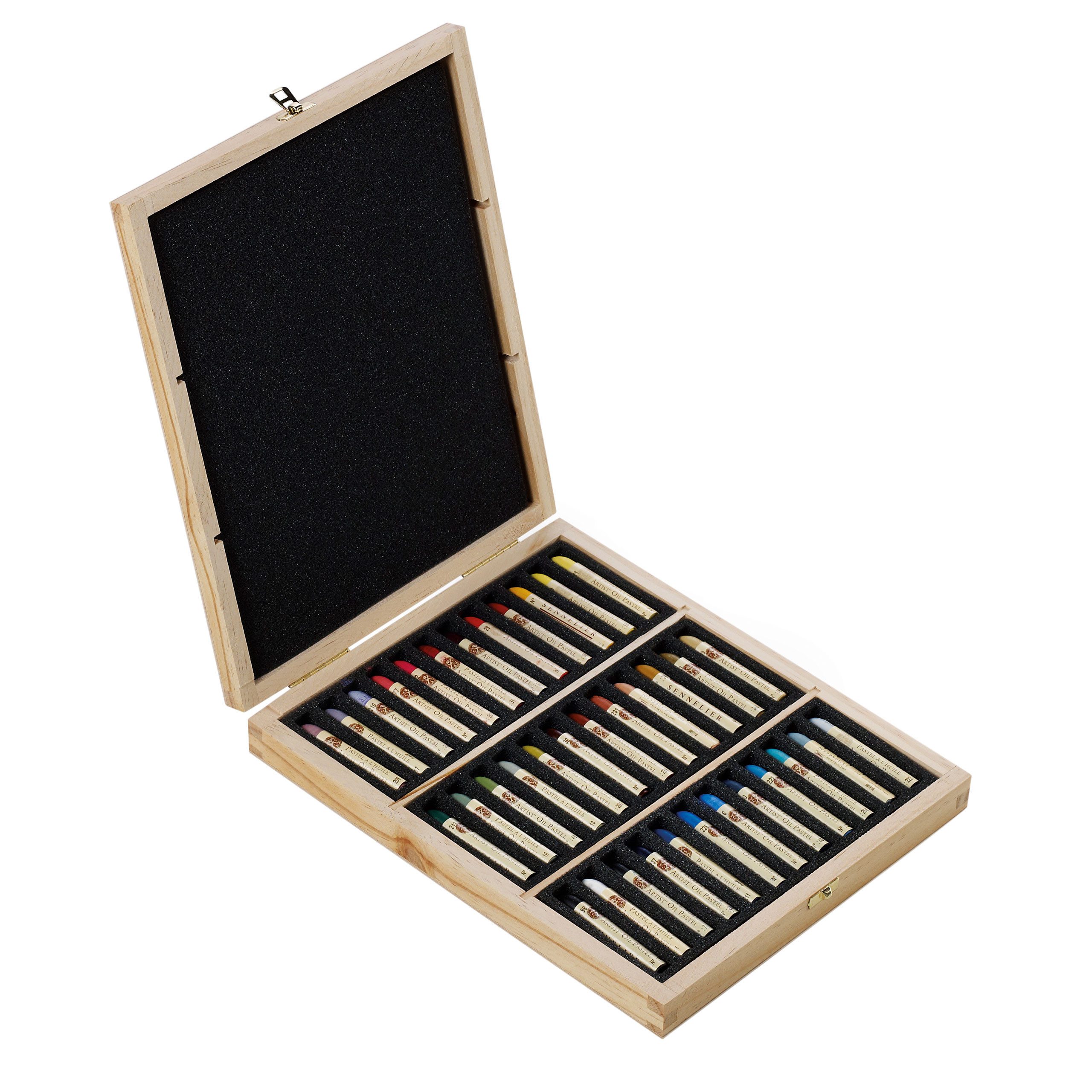 SENNELIER Ölfarbe Oil Pastels - Plein Air Set Holzkasten mit 36 Ölpastellen - N132518.SF