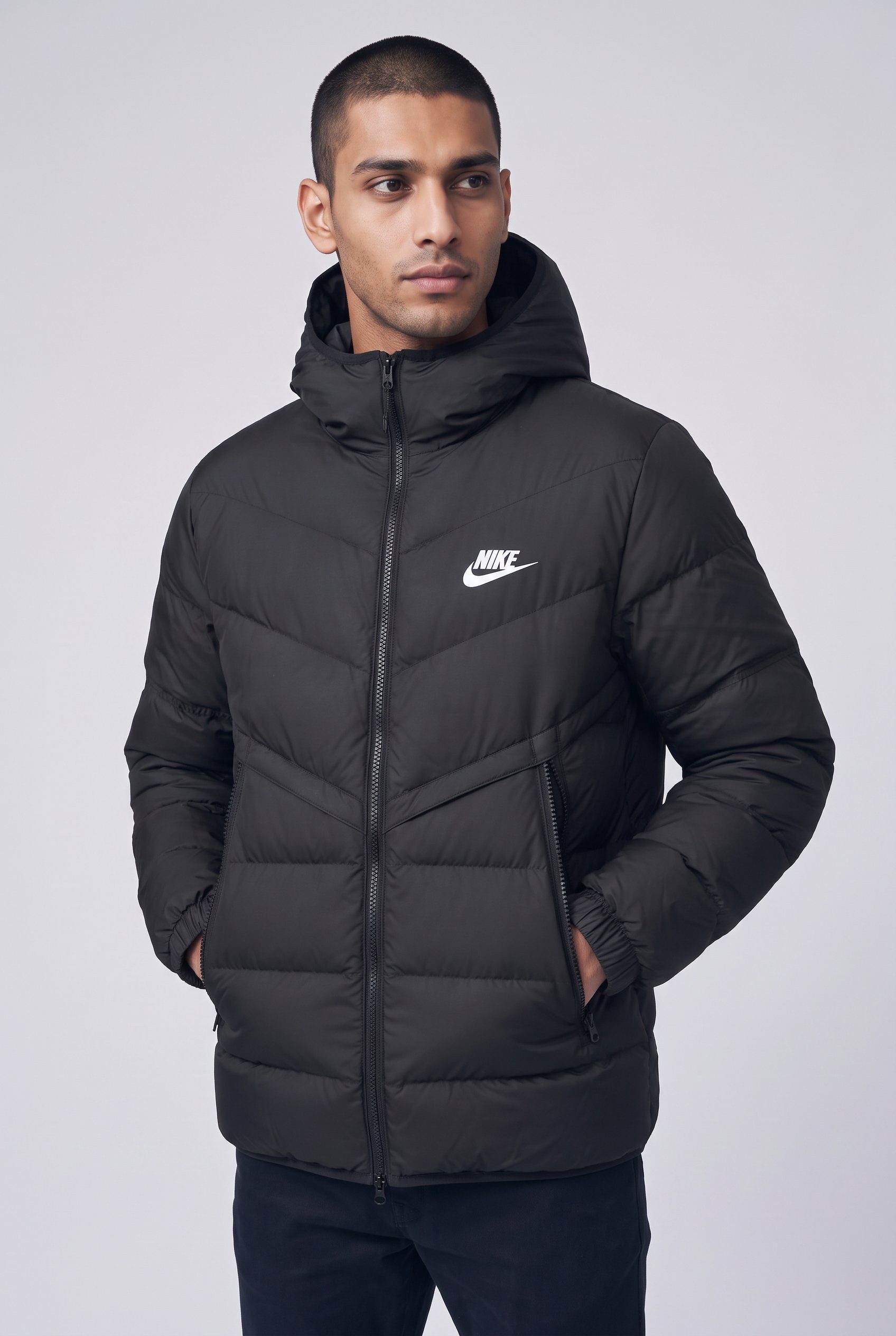 Nike Sportswear Outdoorjacke Nike Windrunner Men's Down Jacket wasserabweisend, windabweisend, atmungsaktiv, aus leichtem Webmaterial
