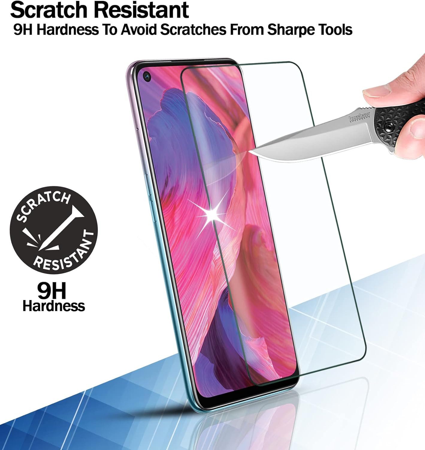 Baker Displayschutzglas 3x Panzerfolie Echt Glas Für Samsung Galaxy für A56 A54 A26 A25 A17 A16 A15 A05 A42 A34 A14 A53 A23 A13 A33 A03 A51 A71 M33 M23 M53 A32  – Bild 4 von 5