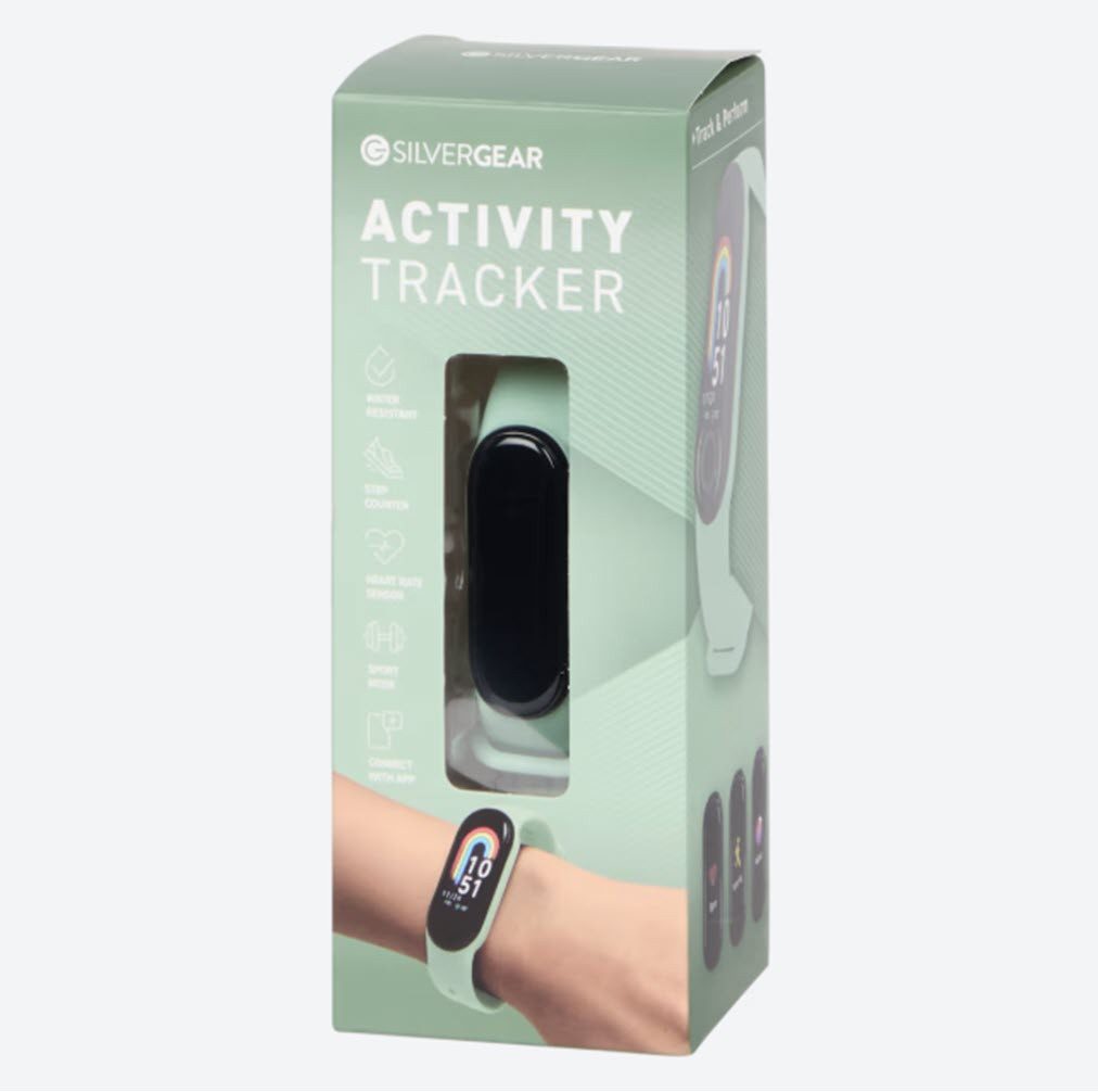 Silvergear Activity Tracker Sportuhr Activity Tracker Fitness-Tracker Smartwatch