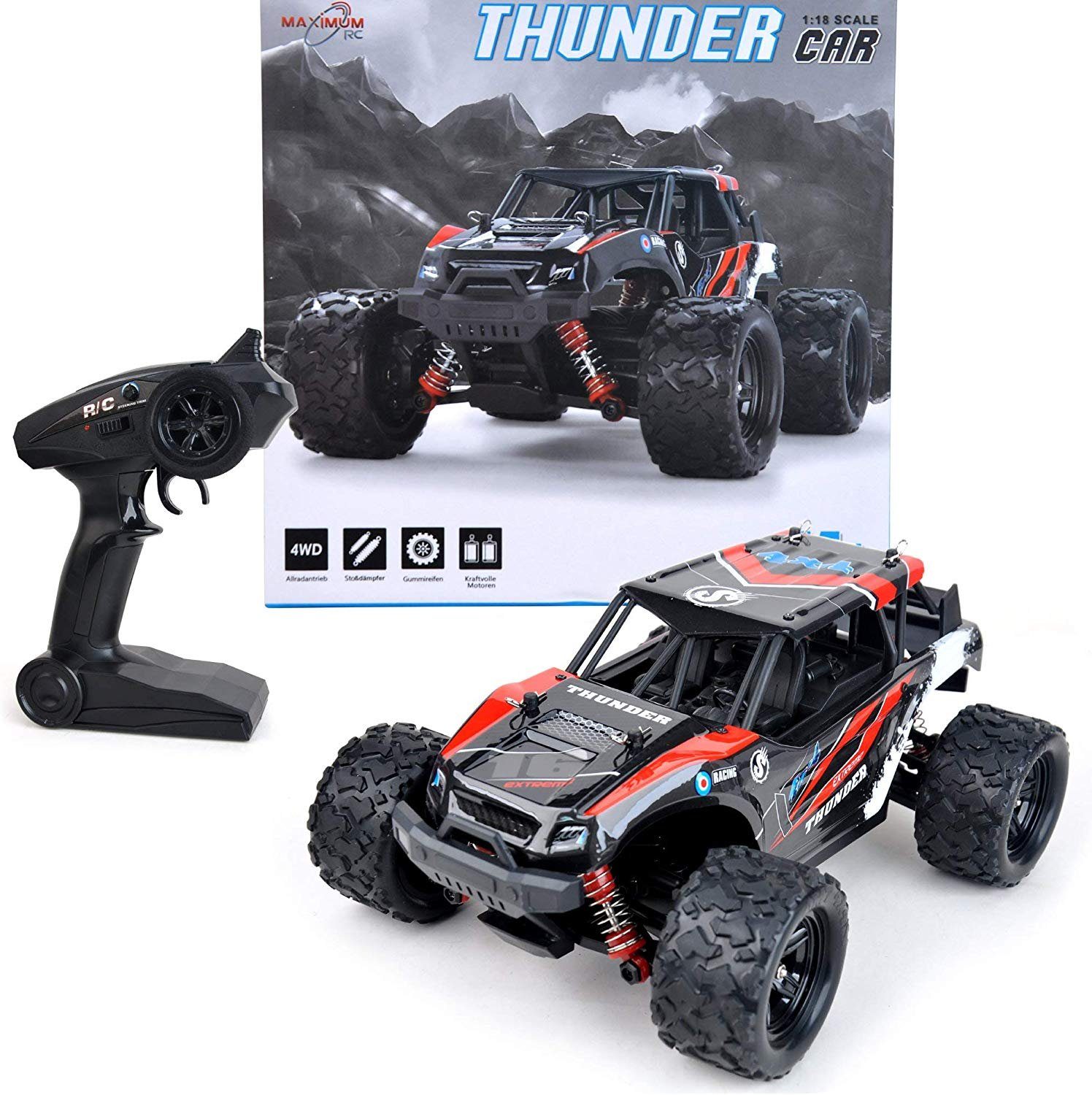Auto Thunder Car - Farbe: rot