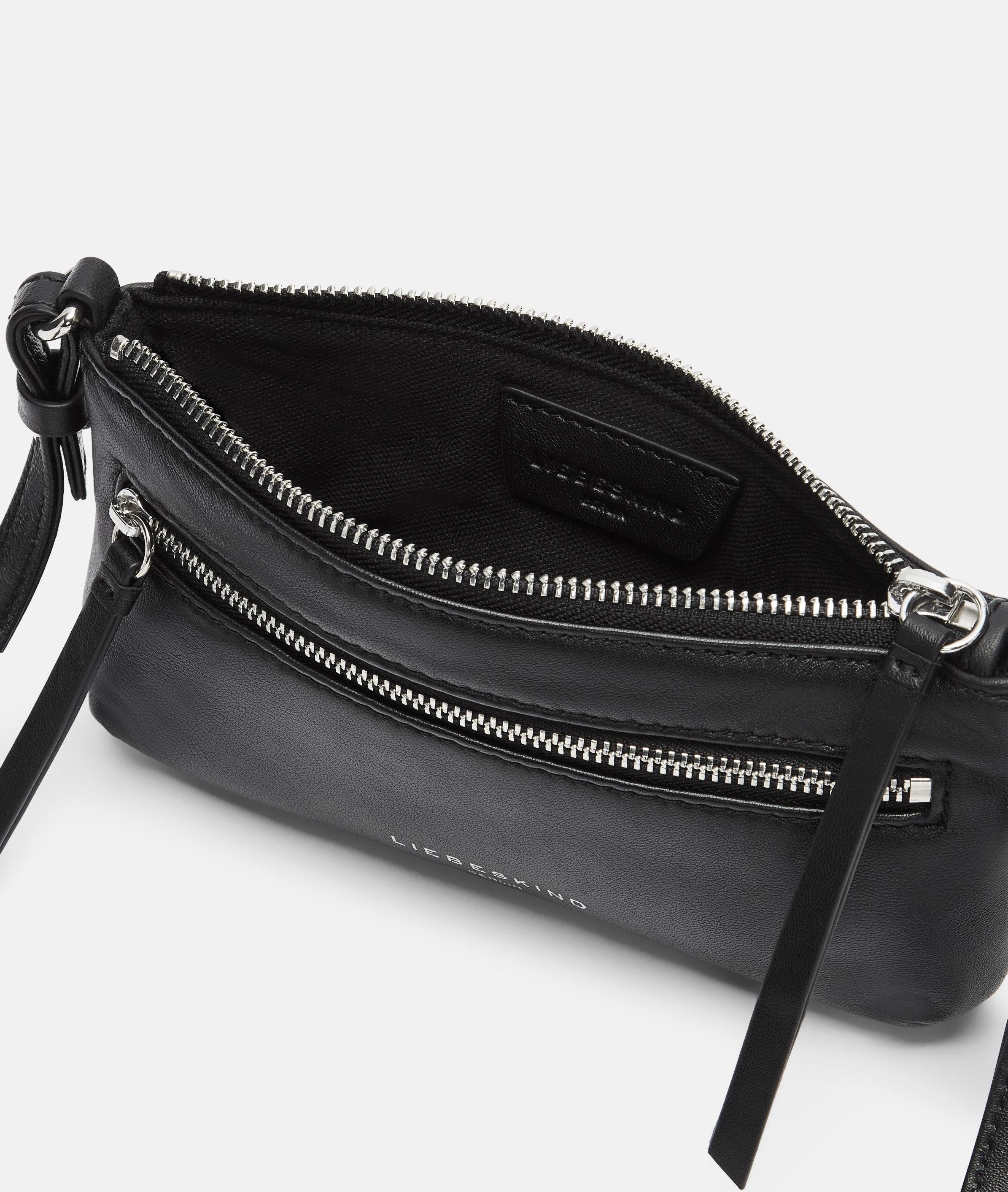 Liebeskind Berlin Umhängetasche Zena Crossbody XS, Kleine Umhängetasche aus weichem Schafsleder