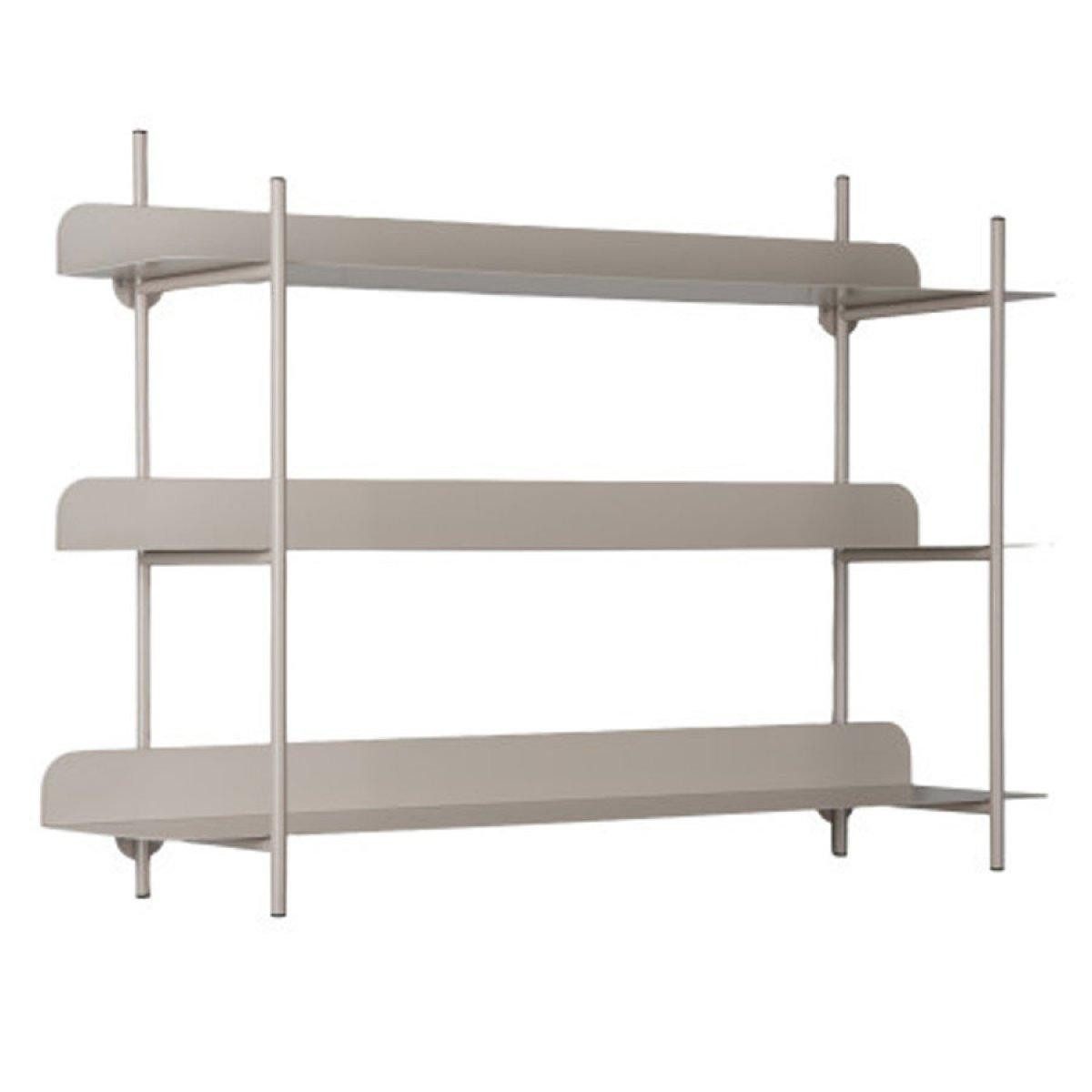 Present Time Regal Wandregal Riqueza Tres Wall Rack Warm Grey