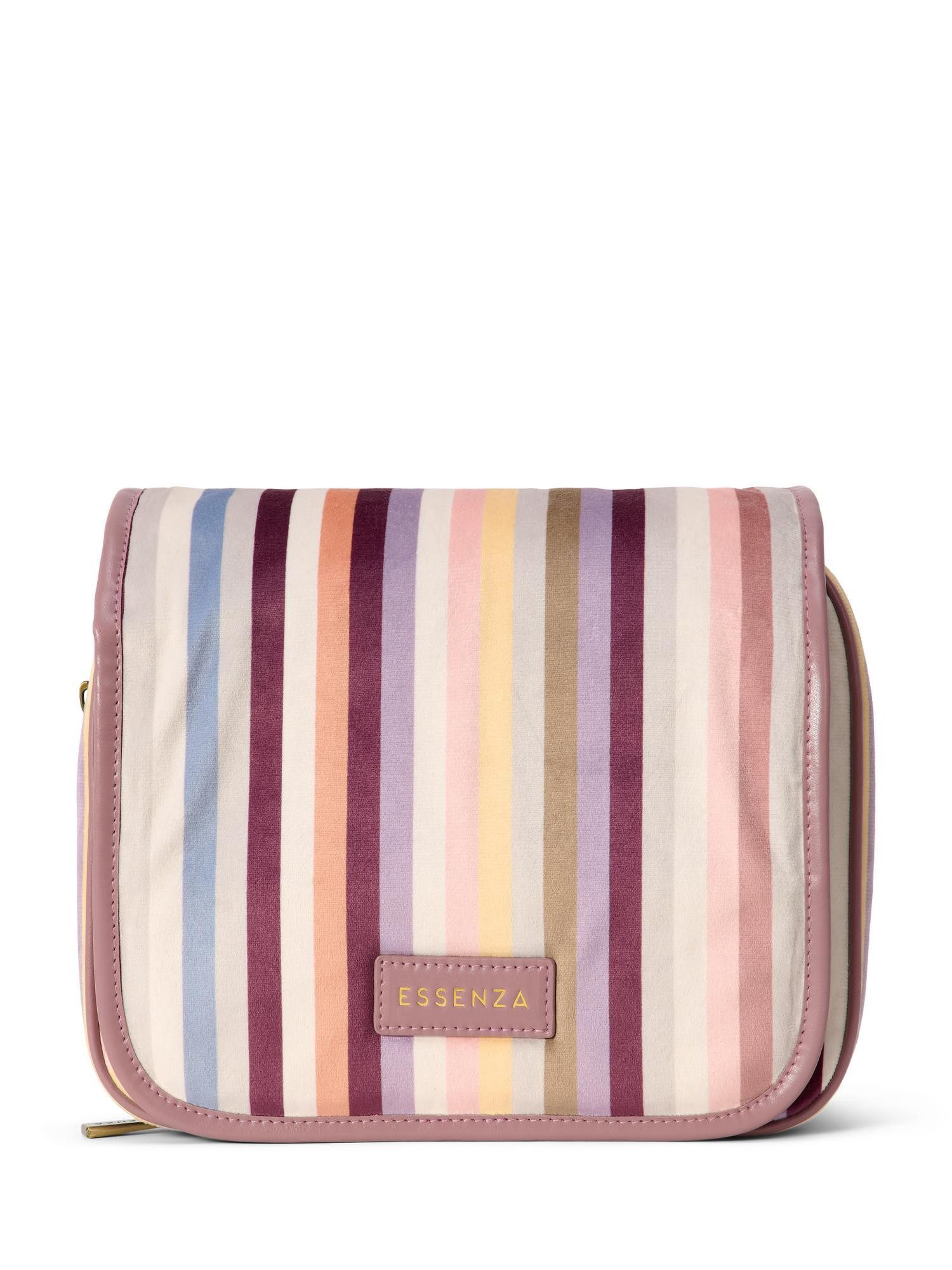 Essenza Сумки для туалетных принадлежностей Sunny Donna (1-tlg), mit Streifendesign, Spiegel und Haken