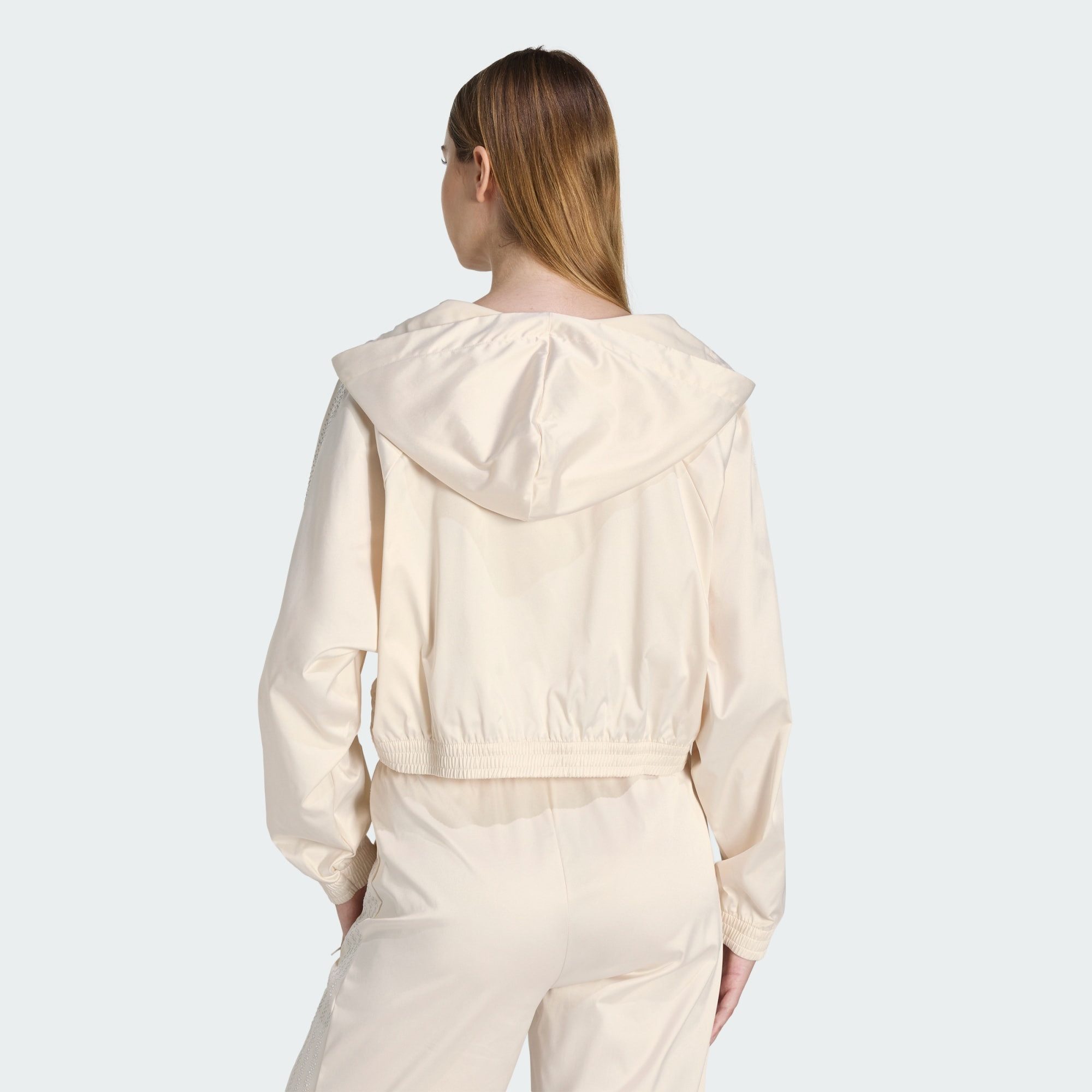 adidas Originals Kapuzensweatjacke PEARL CROPPED ZIP KAPUZENJACKE (1-tlg)