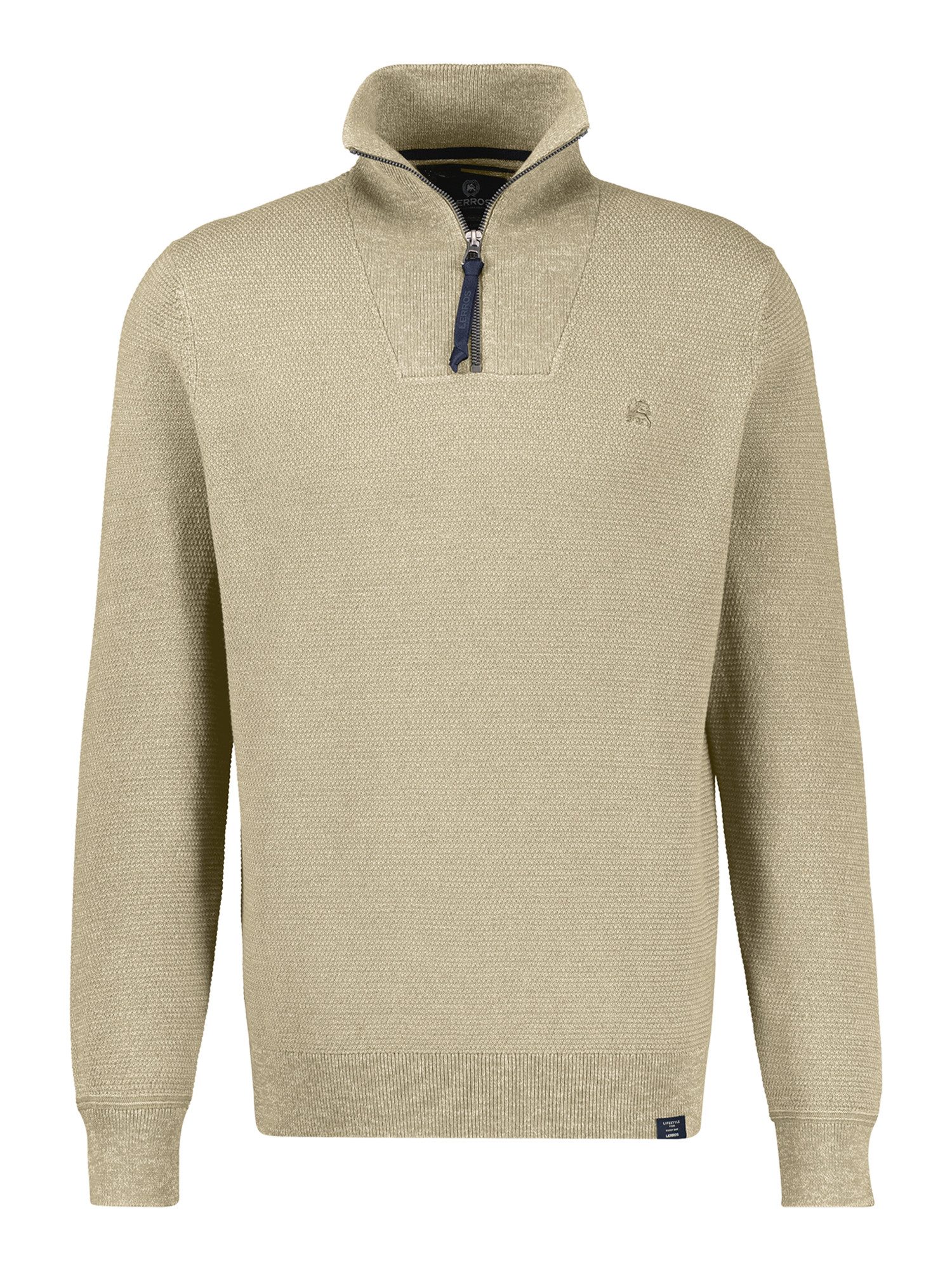 Strickpullover Herren Stricktroyer in Twist-Struktur