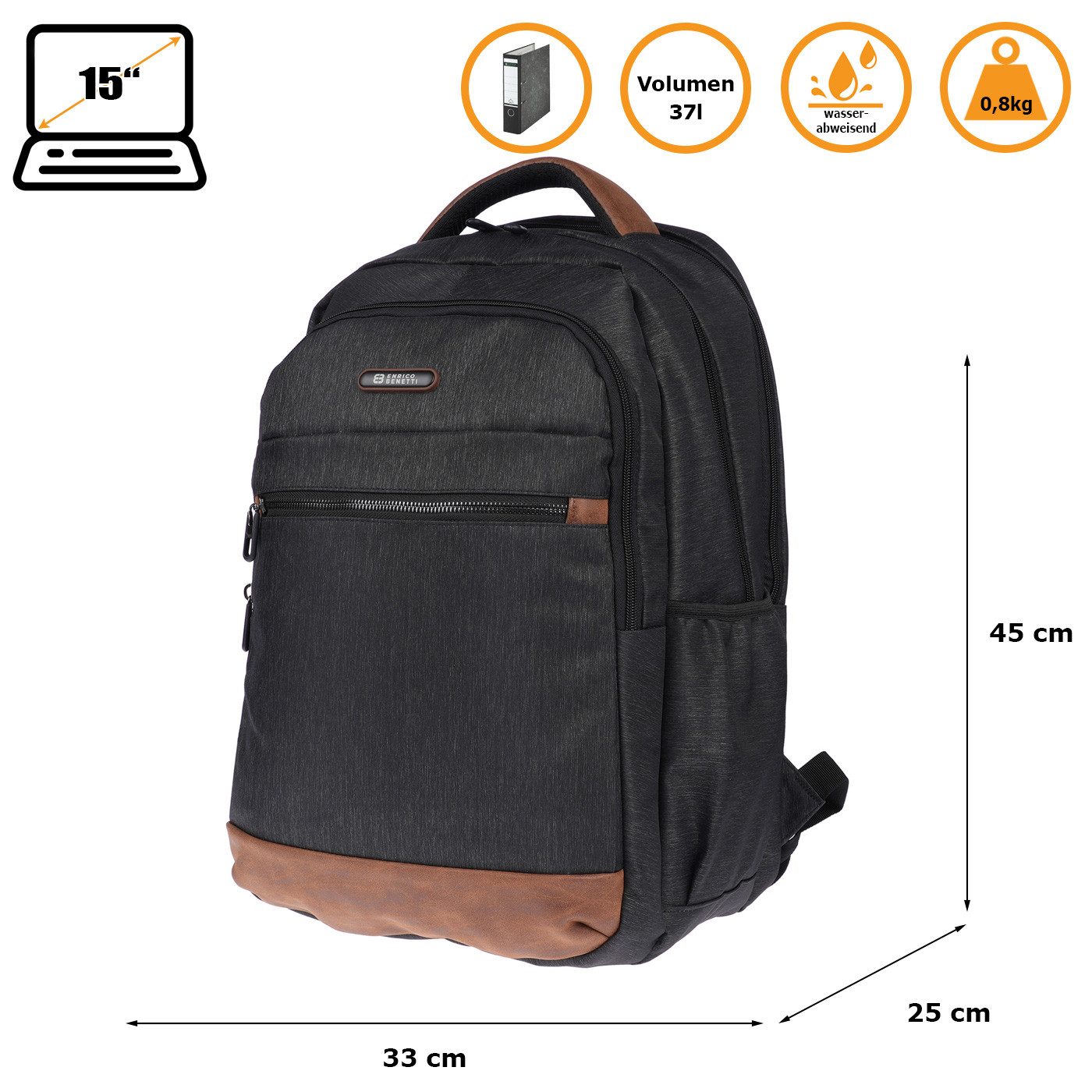 Christian Wippermann Rucksack Rucksack Freizeit Sport günstig online kaufen