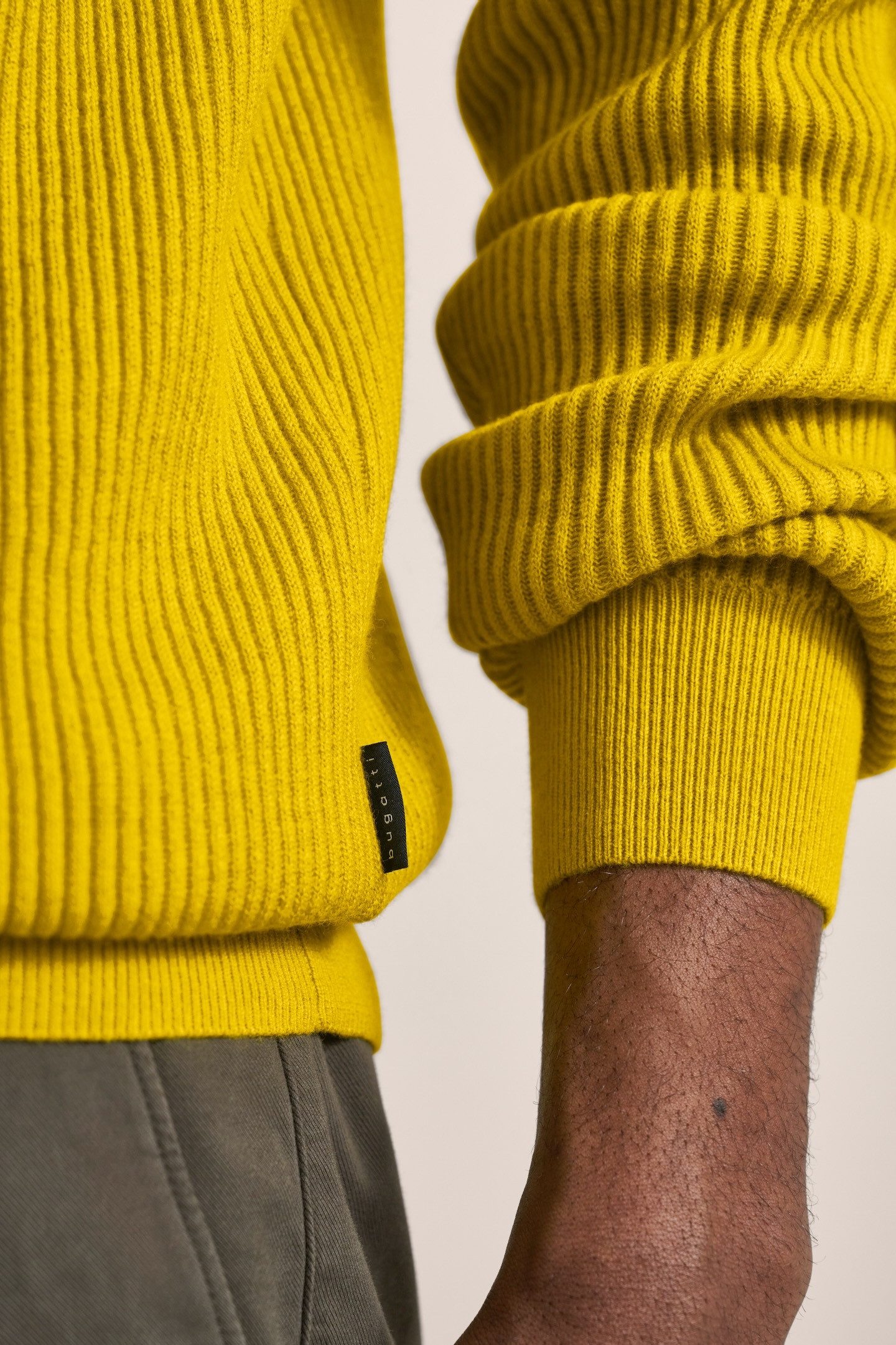 bugatti Rundhalspullover mit Struktur