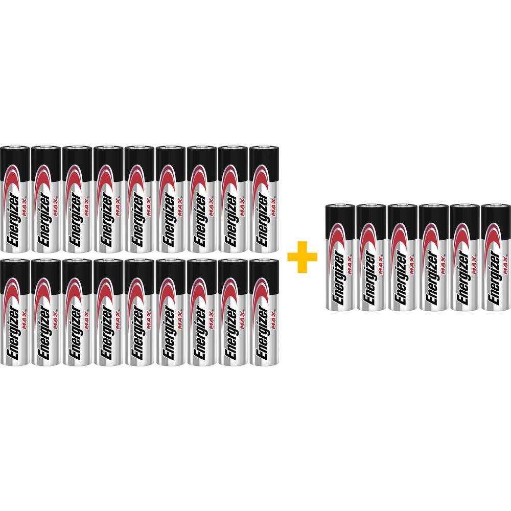 Energizer Alkaline Mignon-Batterien, 18+6 E303513100 Batterie