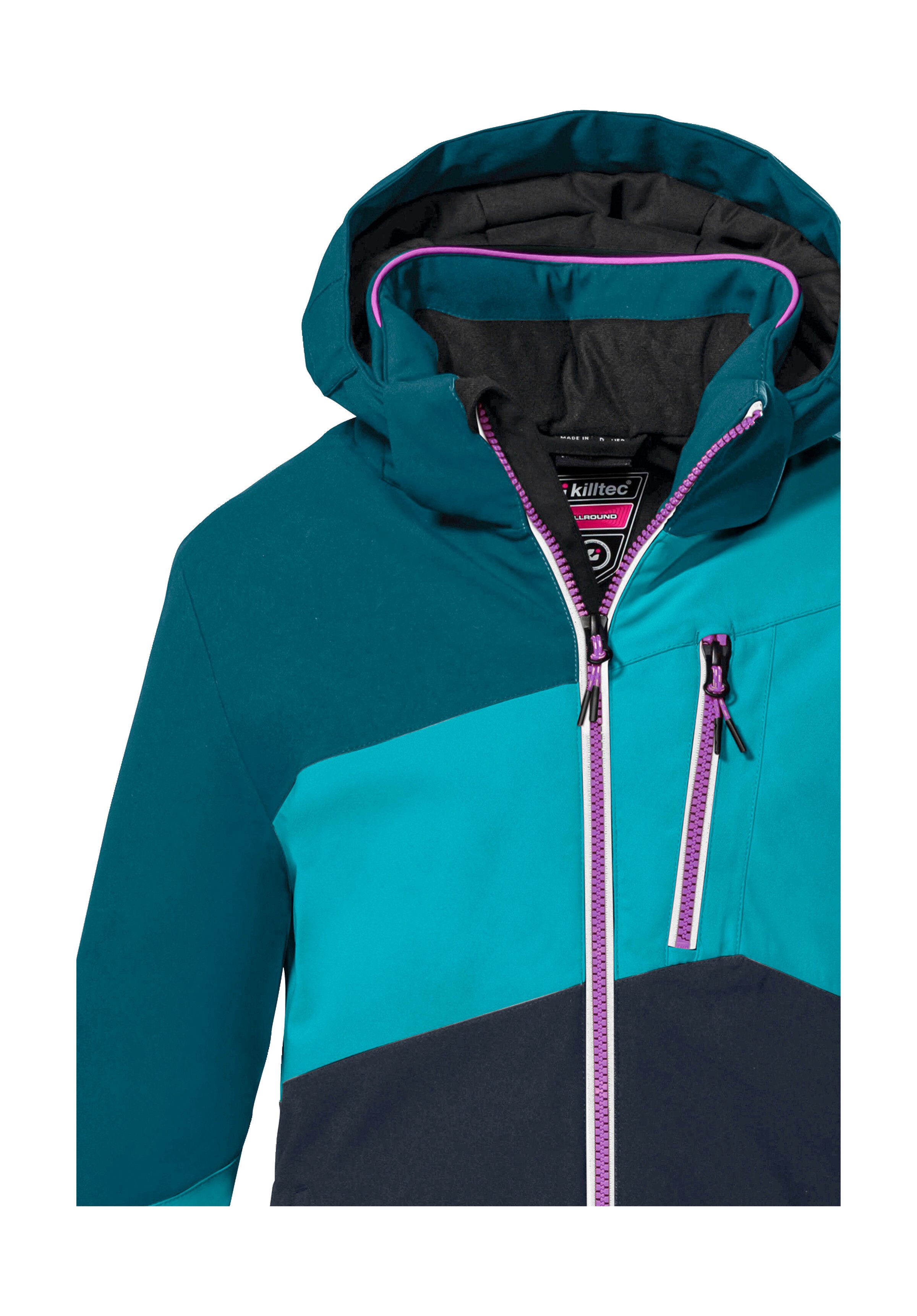 Killtec Skijacke KSW 166 GRLS SKI JCKT Atmungsaktive, wasser- und winddichte Skijacke mit abnehmbarer Kapuze – Bild 5 von 5