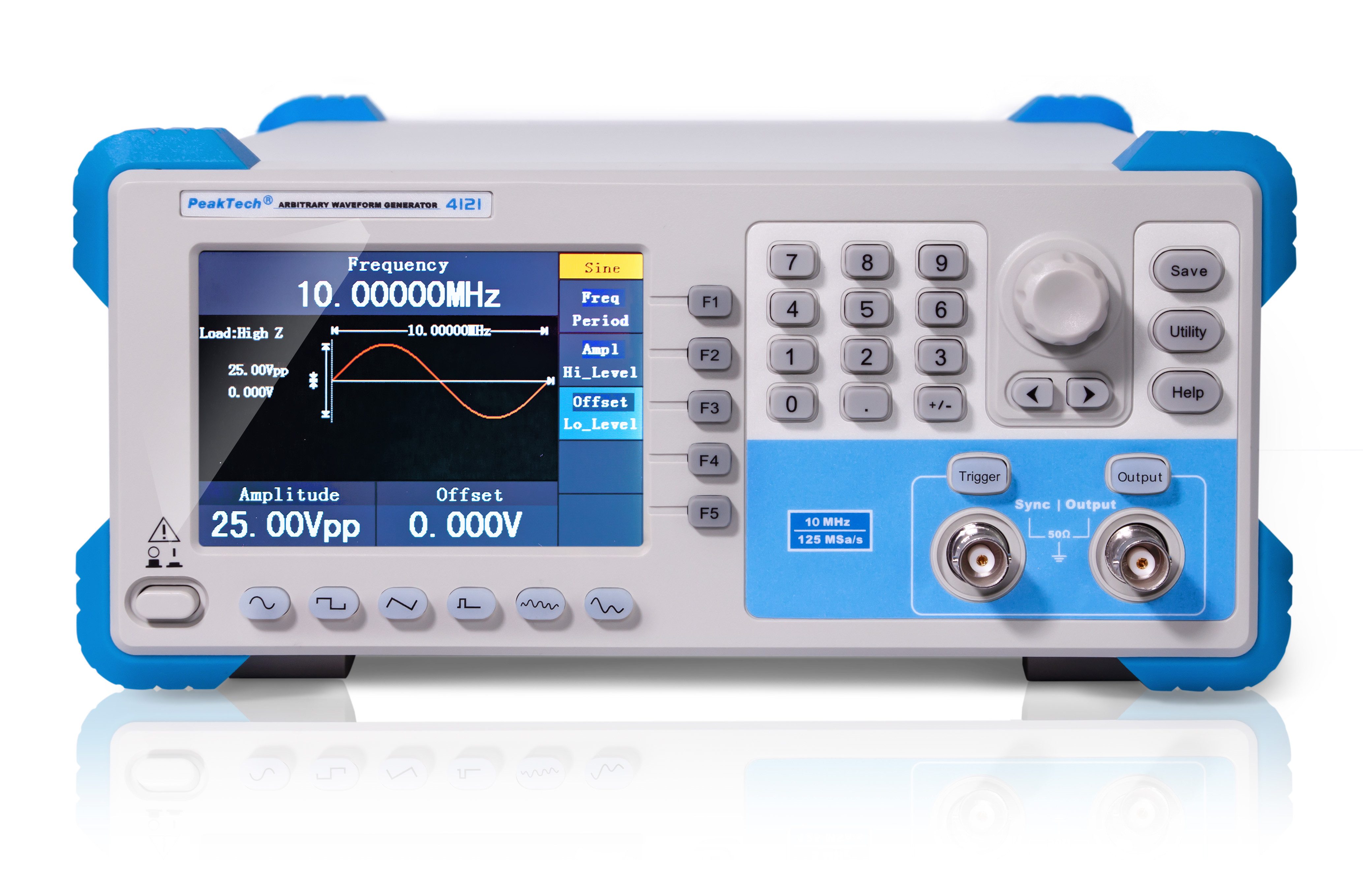 PeakTech Spannungsprüfer 2CH Arbitrary Funktionsgenerator 1 µHz–10 MHz,4