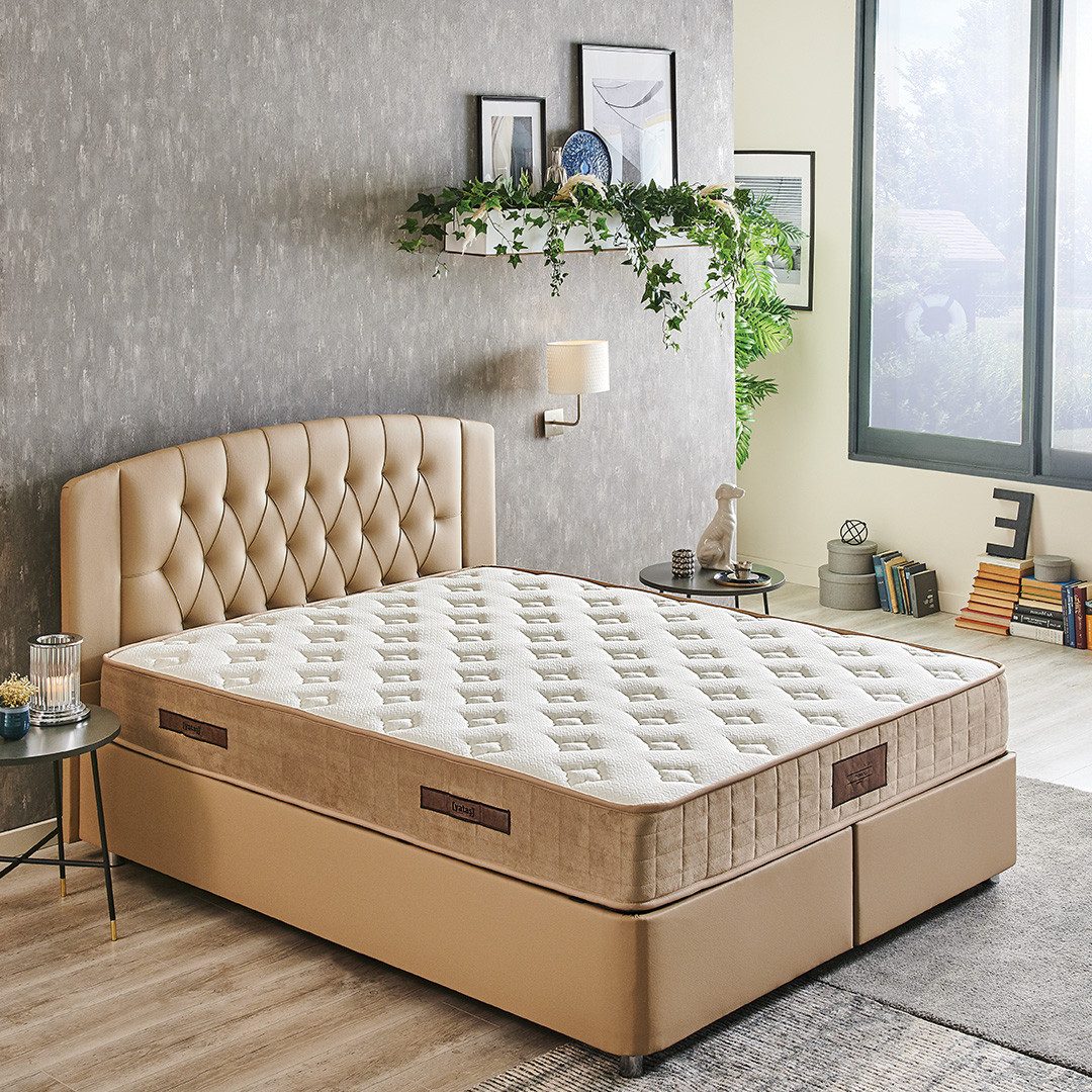 Bonnellfederkernmatratze Majestät Luxus, Matratze 90x200, 140x200 cm & weitere Größen, Yatas Bedding, 30 cm hoch, H3, wendbar, ergonomisch, atmungsaktiv