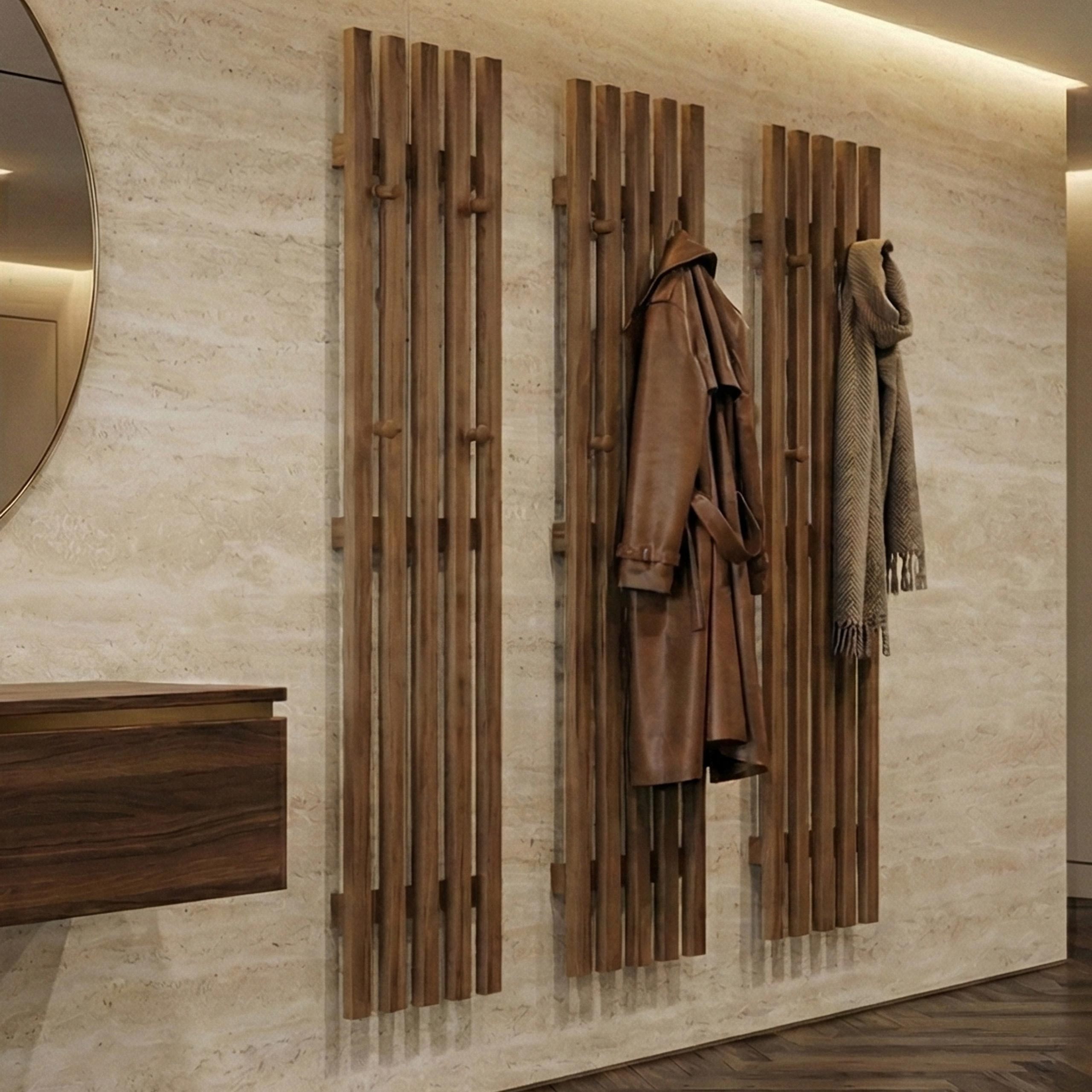 MCW Garderobenpaneel MCW-P56-P3, Mit Aufhängevorrichtung, Einfache Montage (nur Haken anbringen)