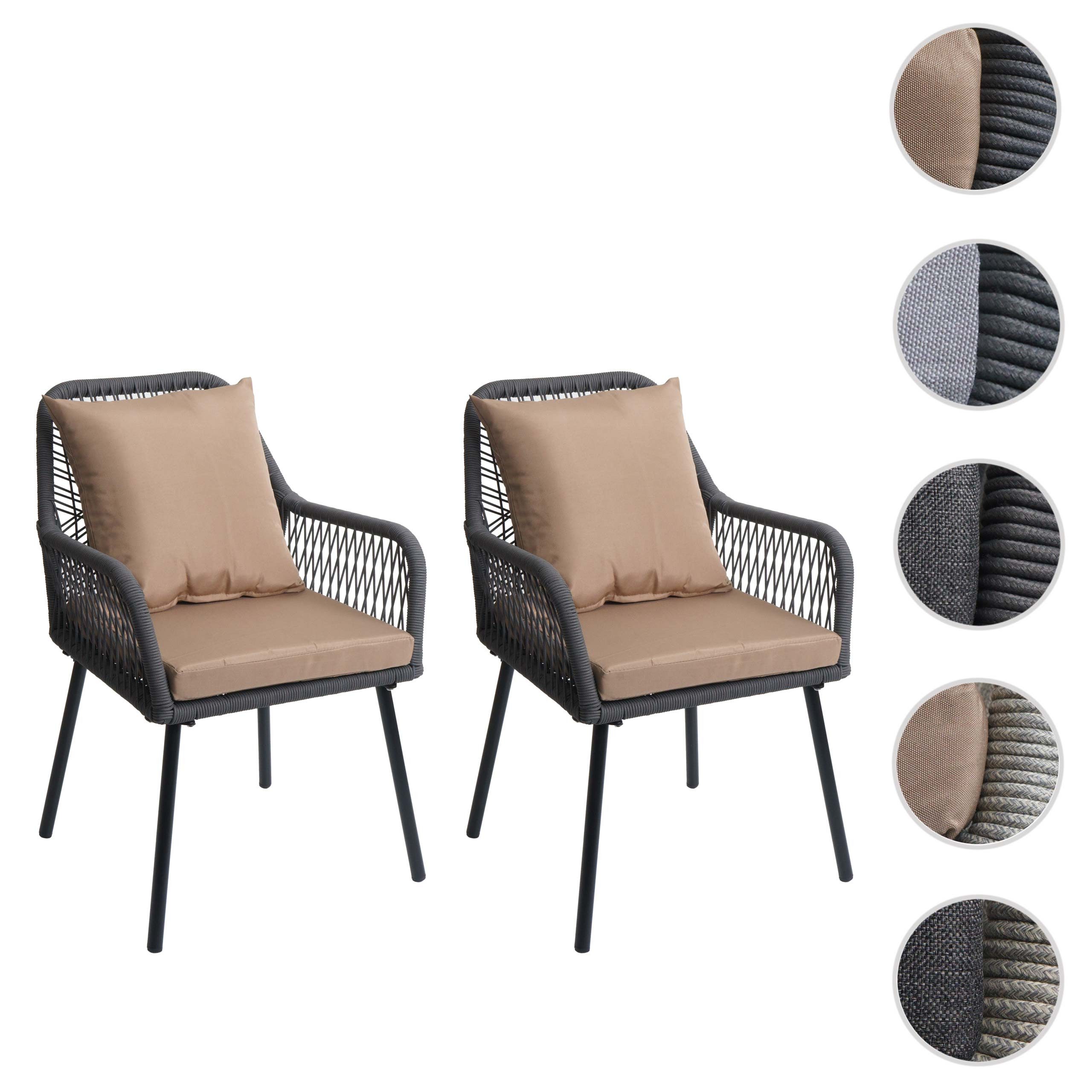 MCW Gartenstuhl MCW-O12-R (2 St), Mit günstig online kaufen