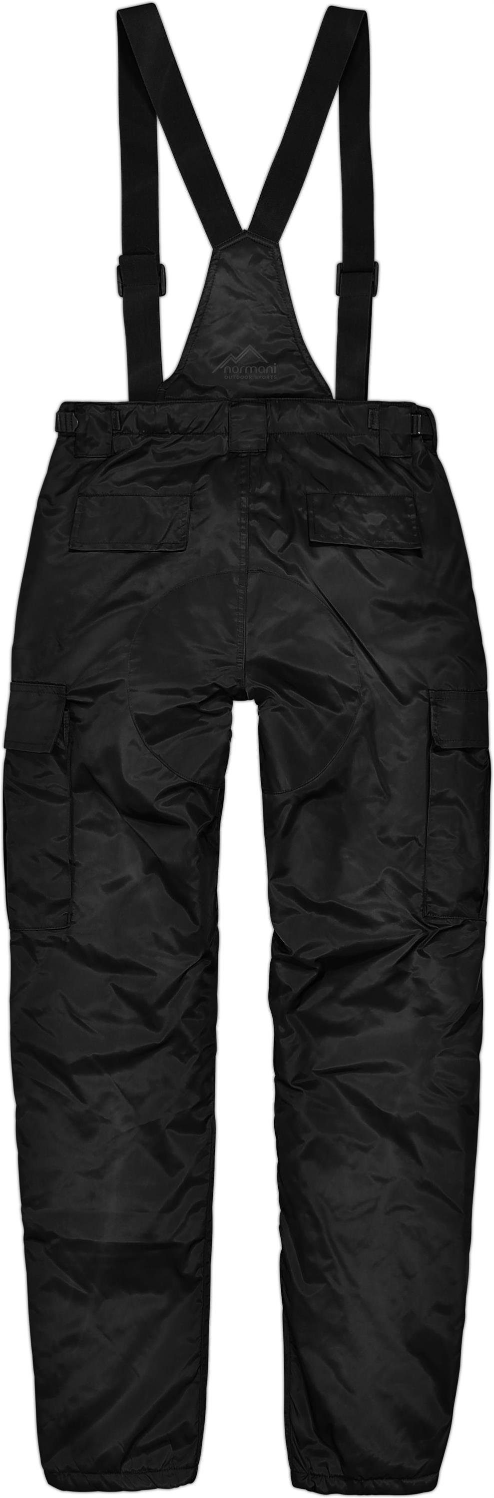 normani Thermohose Herren Thermohose Aoraki Winterhose gefütterte Skihose Outdoorhose mit abnehmbaren Hosenträgern
