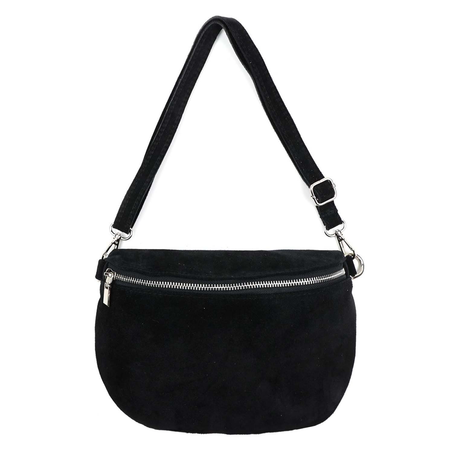 ITALYSHOP24 Bauchtasche Damen Wildleder Gürteltasche Brusttasche günstig online kaufen