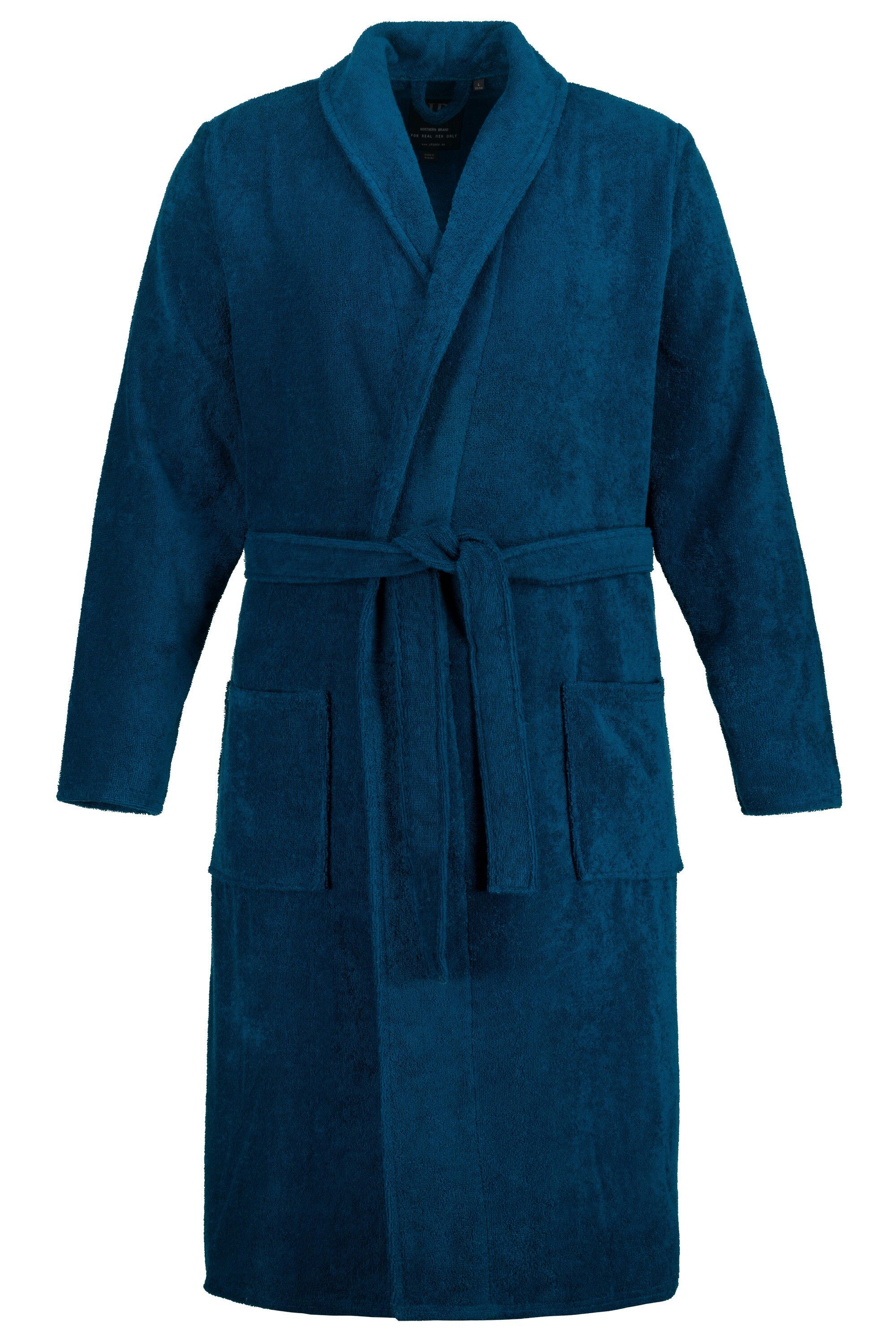 JP1880 Bademantel bis 7XL Herren-Bademantel Morgenmantel Knielang, Langform günstig online kaufen