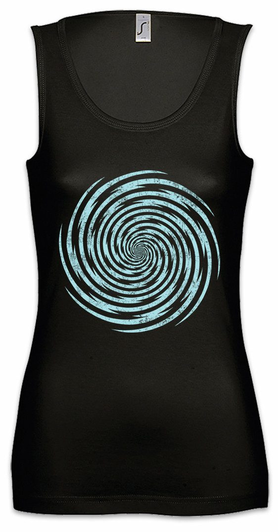 Urban Backwoods Tanktop Spiral Lightning Ärmelloses Damen T-Shirt Spirale Hypnose Kreisel Maze Labyrinth Esoterik Hypnotiseur