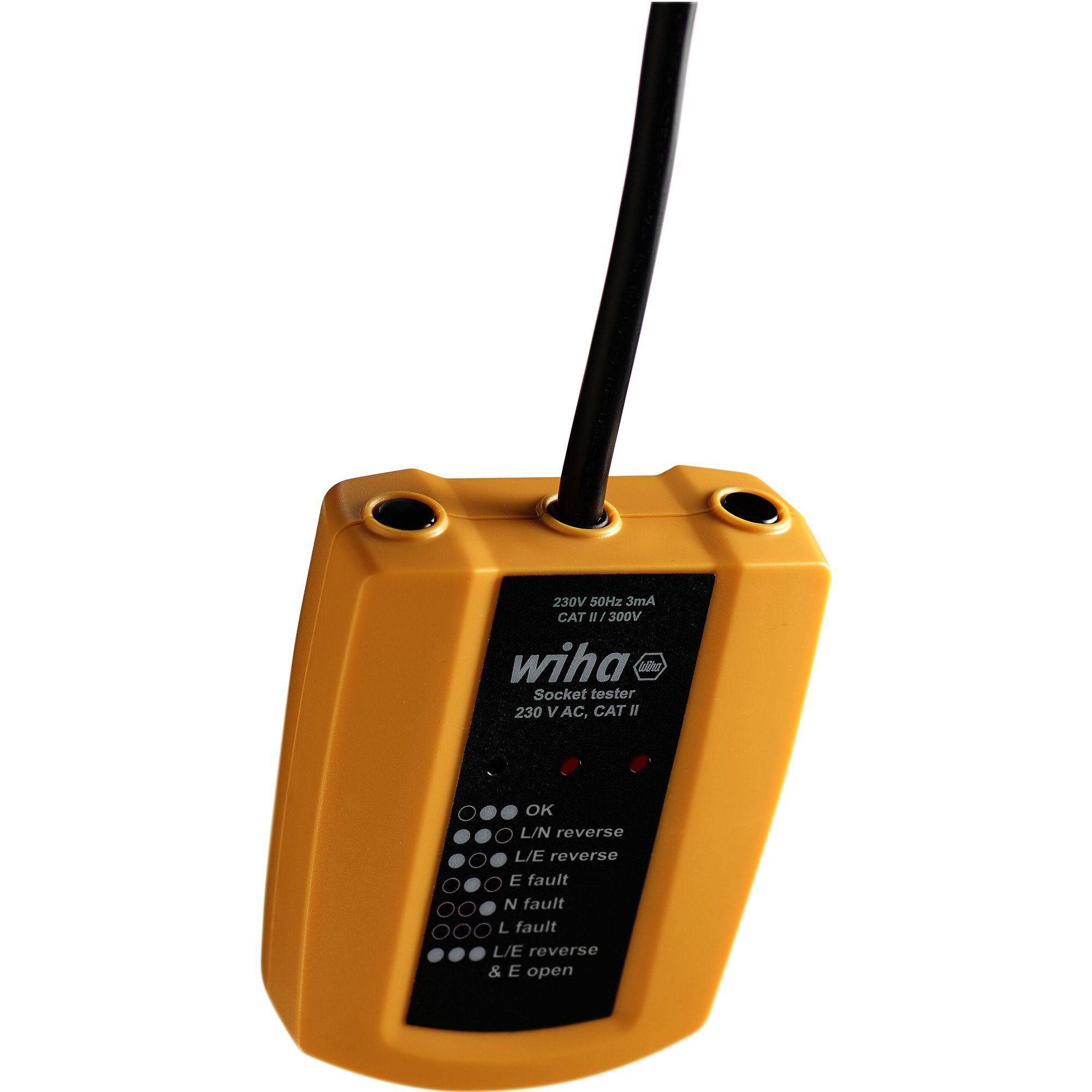Wiha Akku-Multifunktionswerkzeug Wiha Steckdosentester 45220, 230 V AC, Messgerät