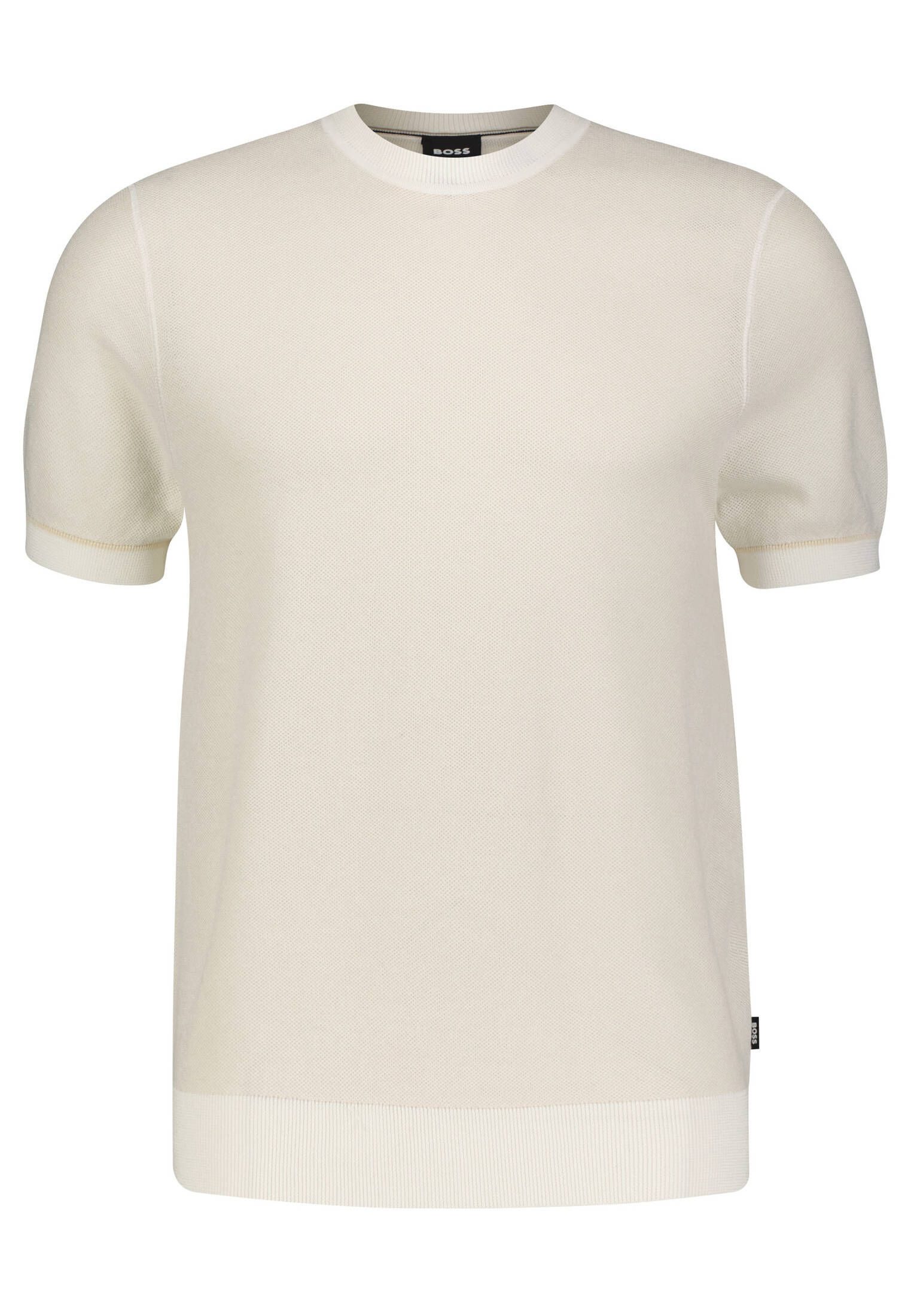 BOSS T-Shirt Herren T-Shirt aus Feinstrick günstig online kaufen