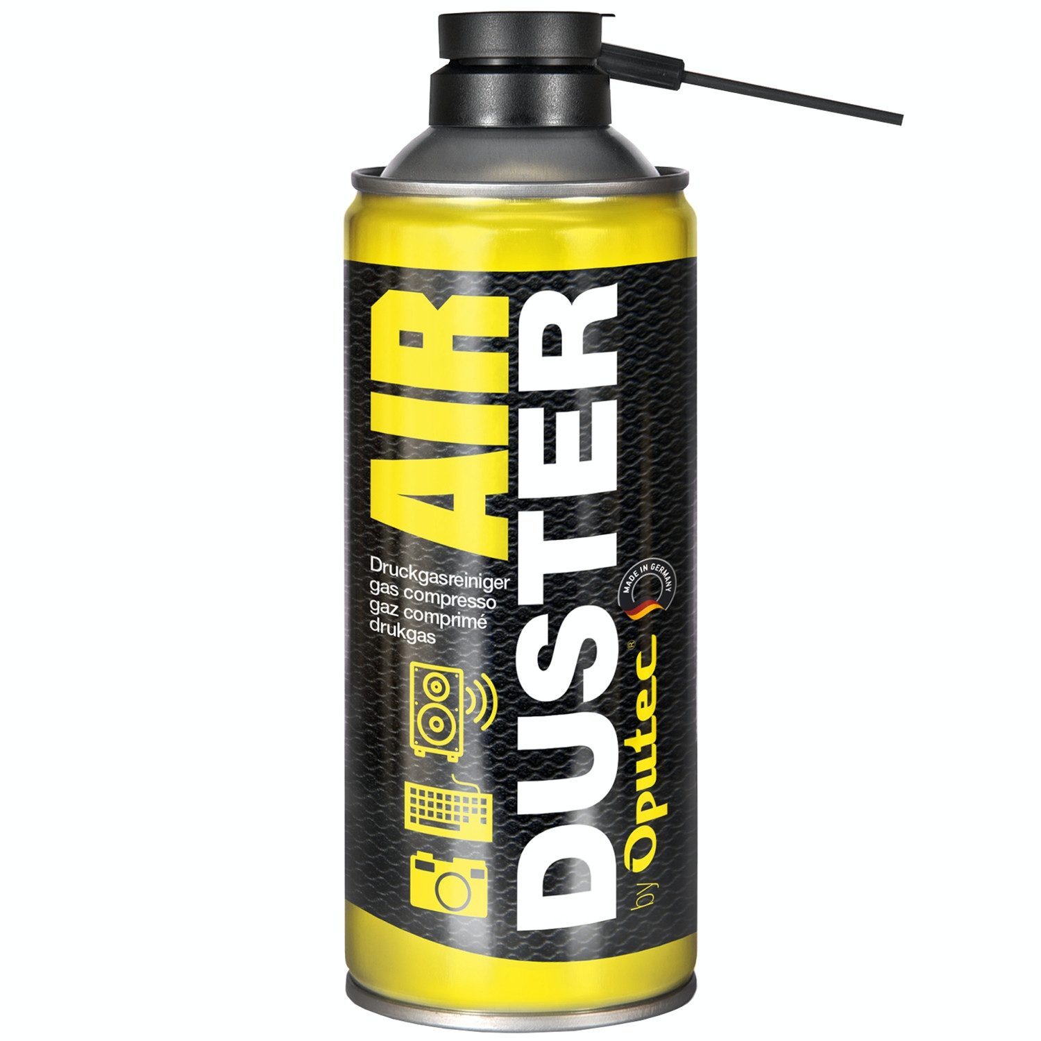 Oputec 400ml Druckluftspray Air Duster Druckgasreiniger Tastatur Reiniger Druckluftreiniger