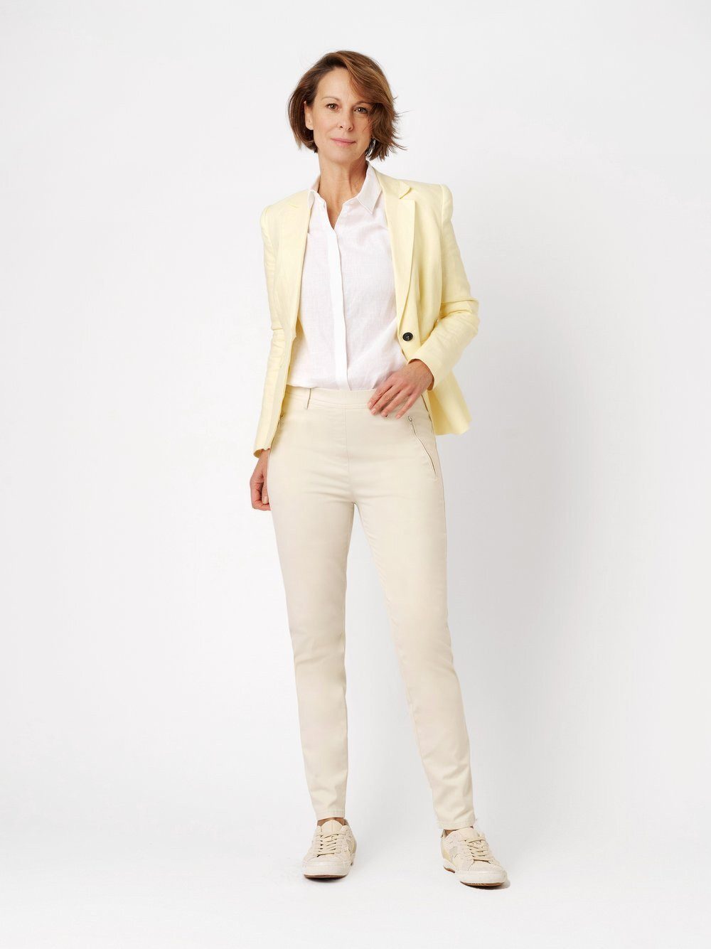 Relaxed by TONI Stretch-Hose Alice Slim 7/8 mit Zippertaschen