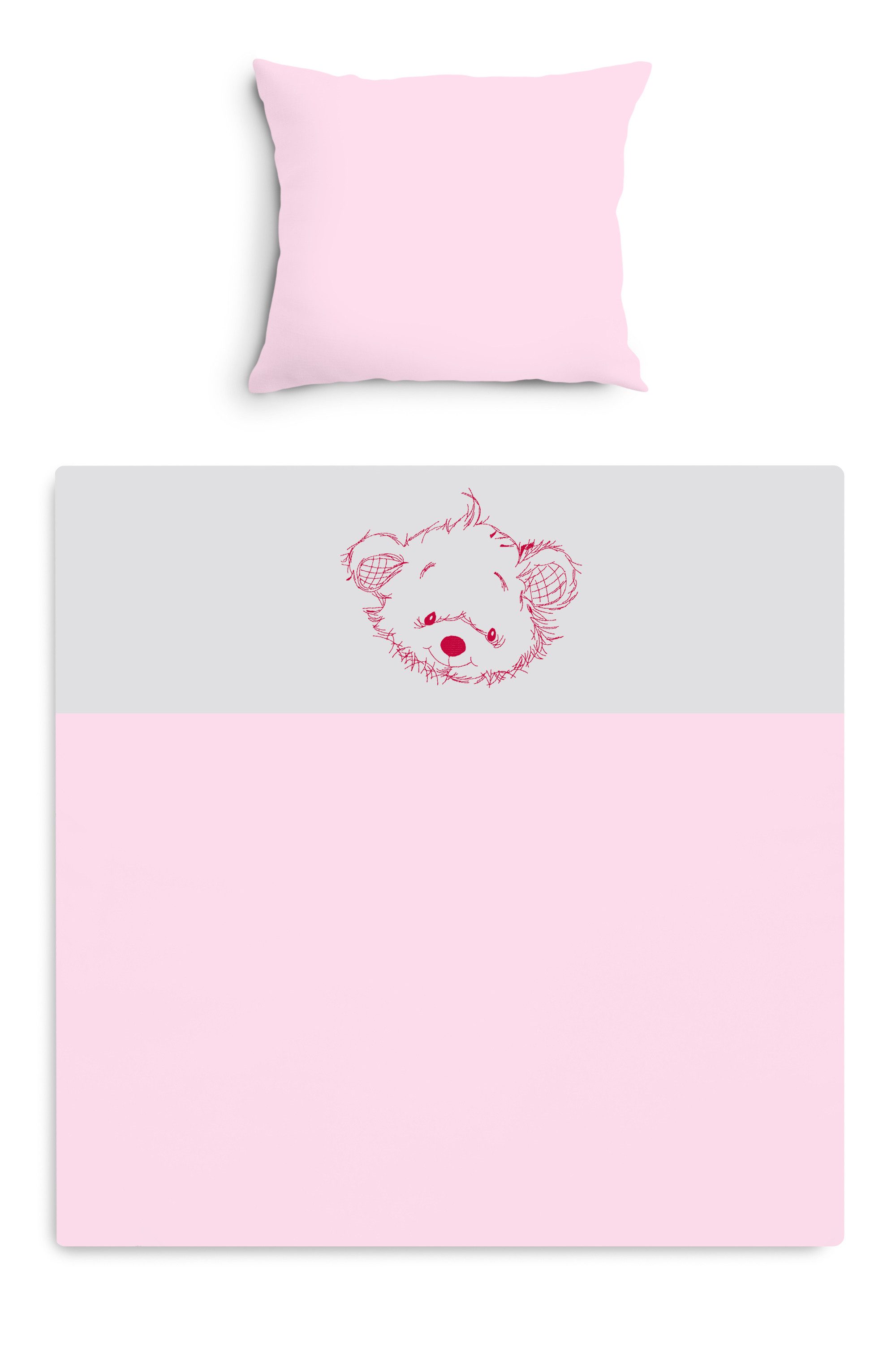 Amilian Babybettwäsche Kinderwagenset - 2tlg. Kinderbettwäsche - 80x80cm + günstig online kaufen