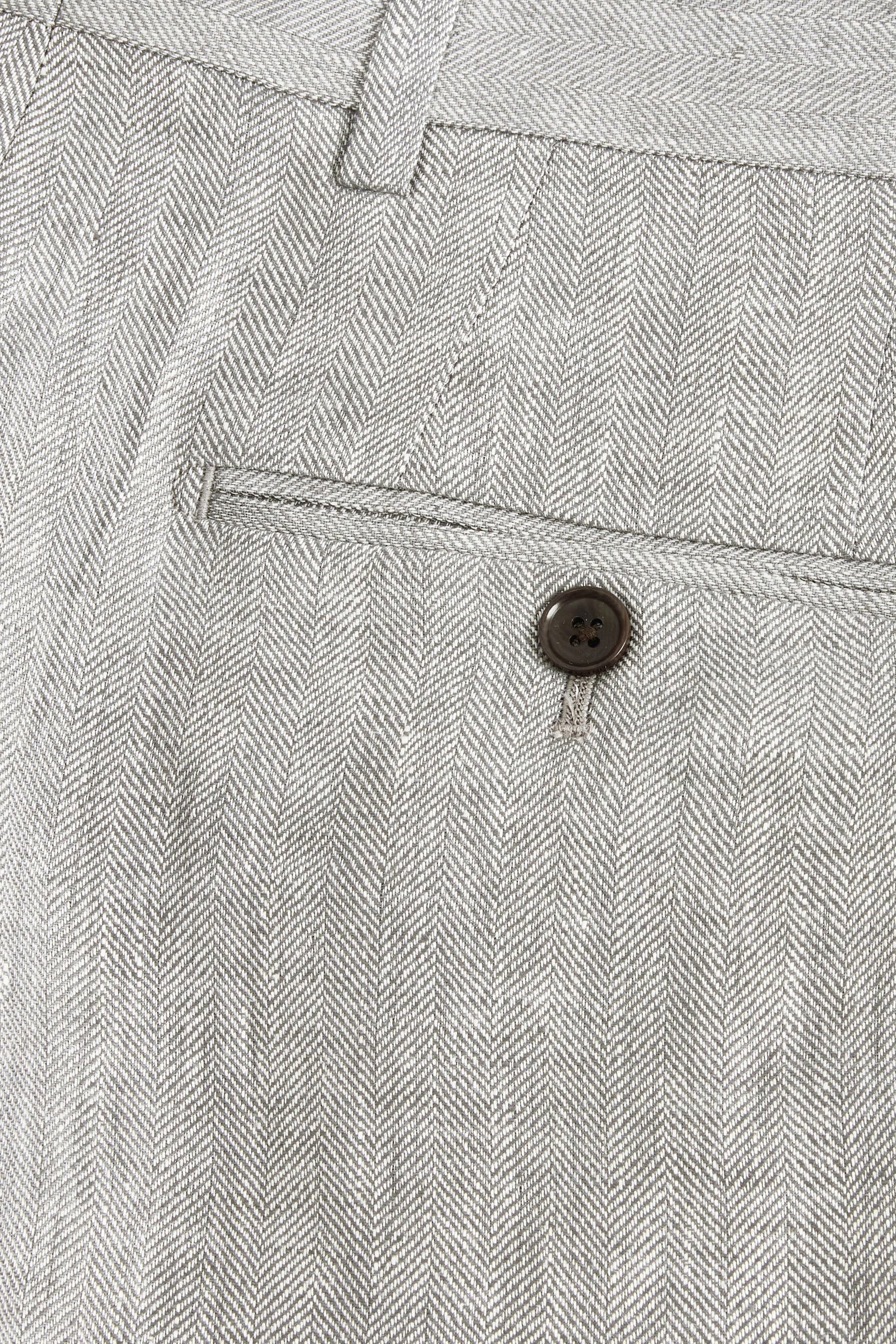 Next Anzughose Anzug aus Leinen, Slim günstig online kaufen