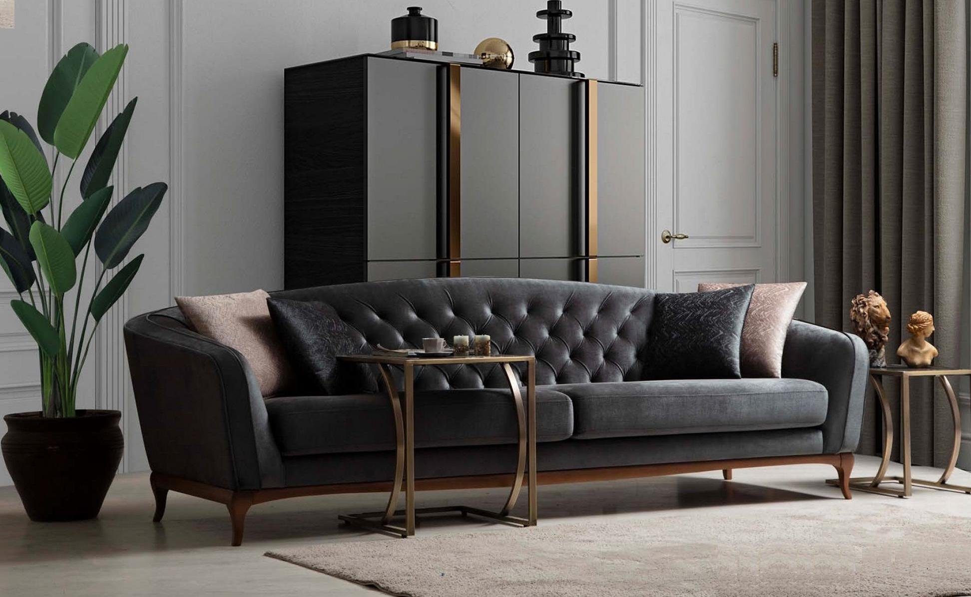 Sitzer, Made Chesterfield Luxus 4+1 Europe in Sofagarnitur Couchgarnitur JVmoebel Sofa Couch