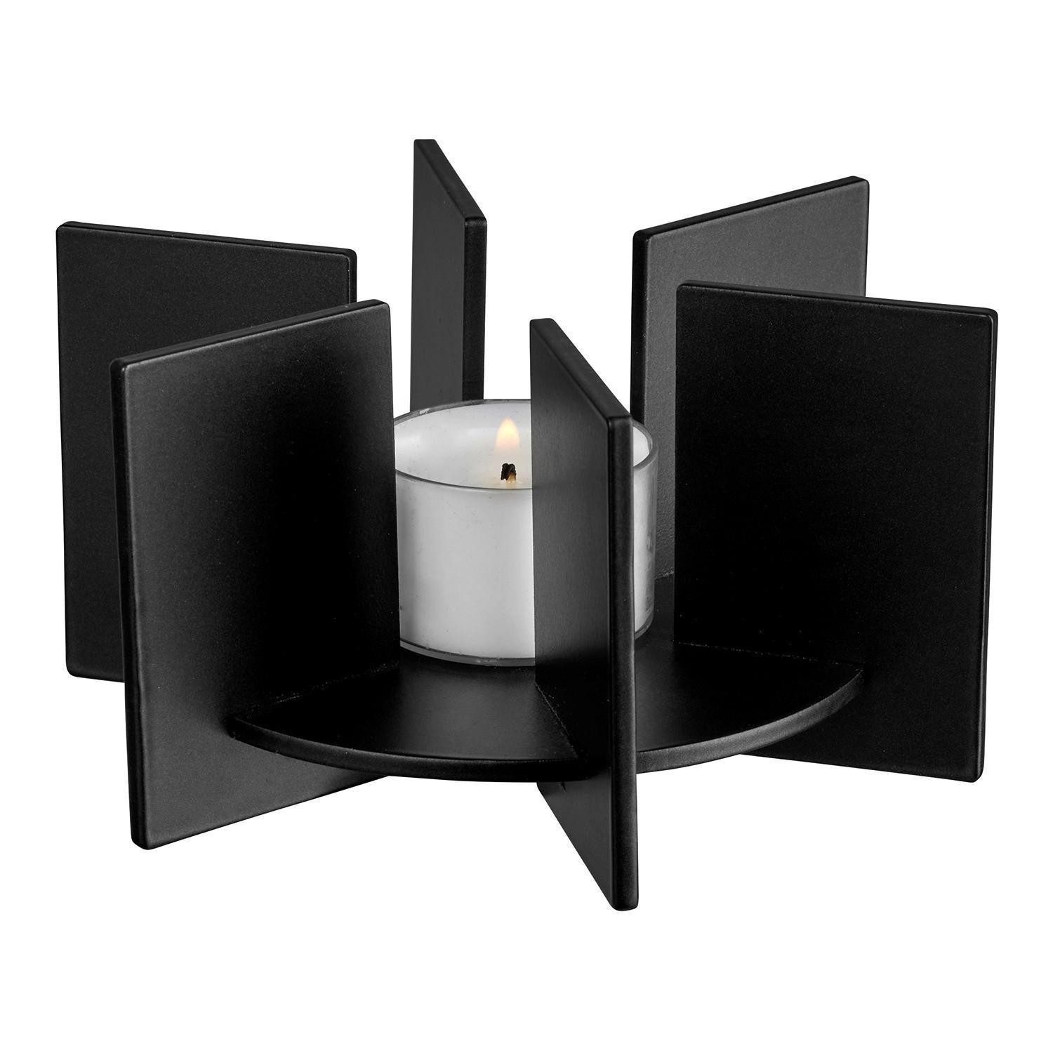 ASA SELECTION Stövchen Universalstövchen COPPA KURO, Ø 13 x H 6,5 cm, (1-tlg), Schwarz matt, Edelstahl