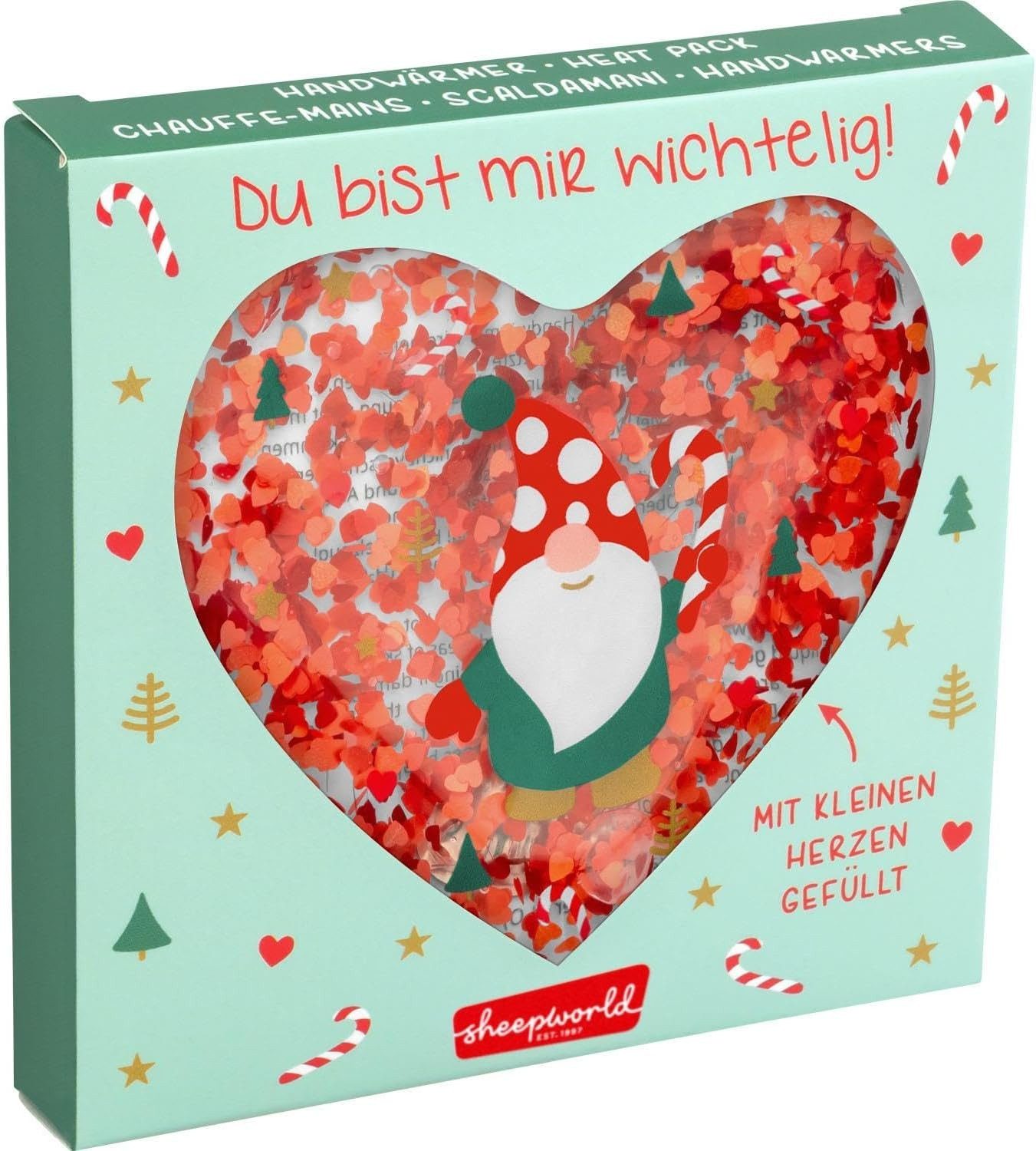Sheepworld Handwärmer Sheepworld Handwärmer Taschenwärmer Geschenk Weihnachten WICHTEL 51259