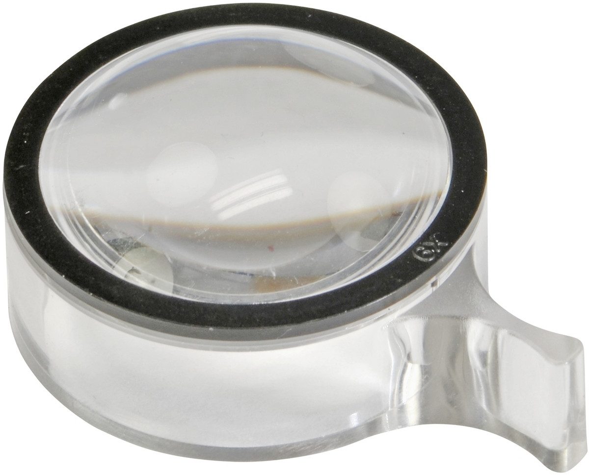 Taschenlupe Standlupe mit Griff 33mm 6-fach