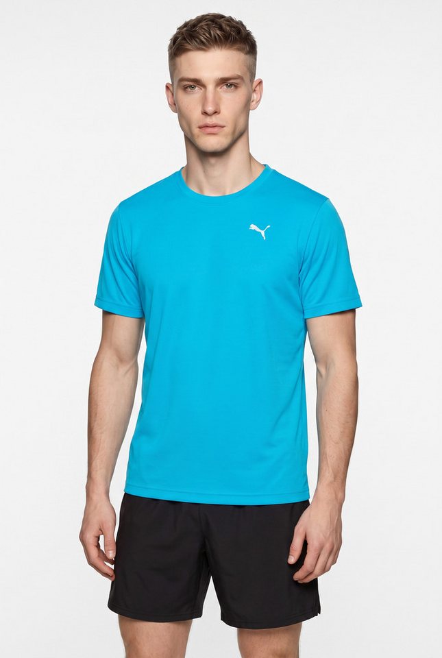 PUMA Laufshirt GRAPHICS RUNNING FASTER TEE M Regular Fit, mit dryCELL Technologie, Kurzarmdesign