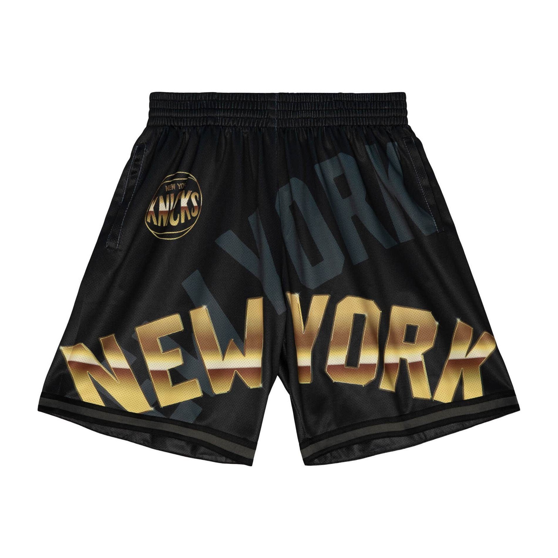 Ness Shorts York Fashion New Face Knicks Big 4.0 Mitchell &