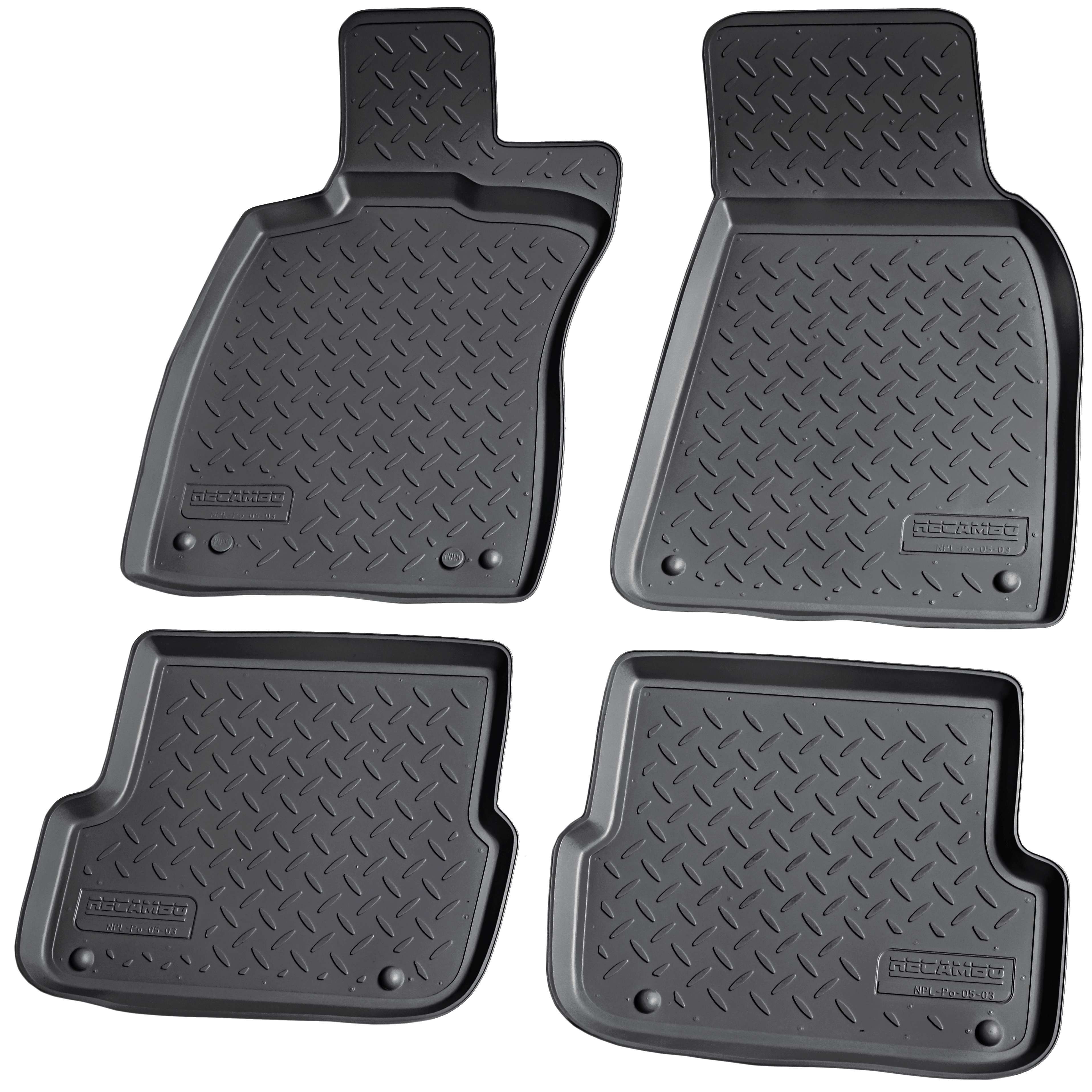 Auto-Fußmatten Gummimatten für AUDI A6 4F C6 Limo Allroad Avant 2004-2011