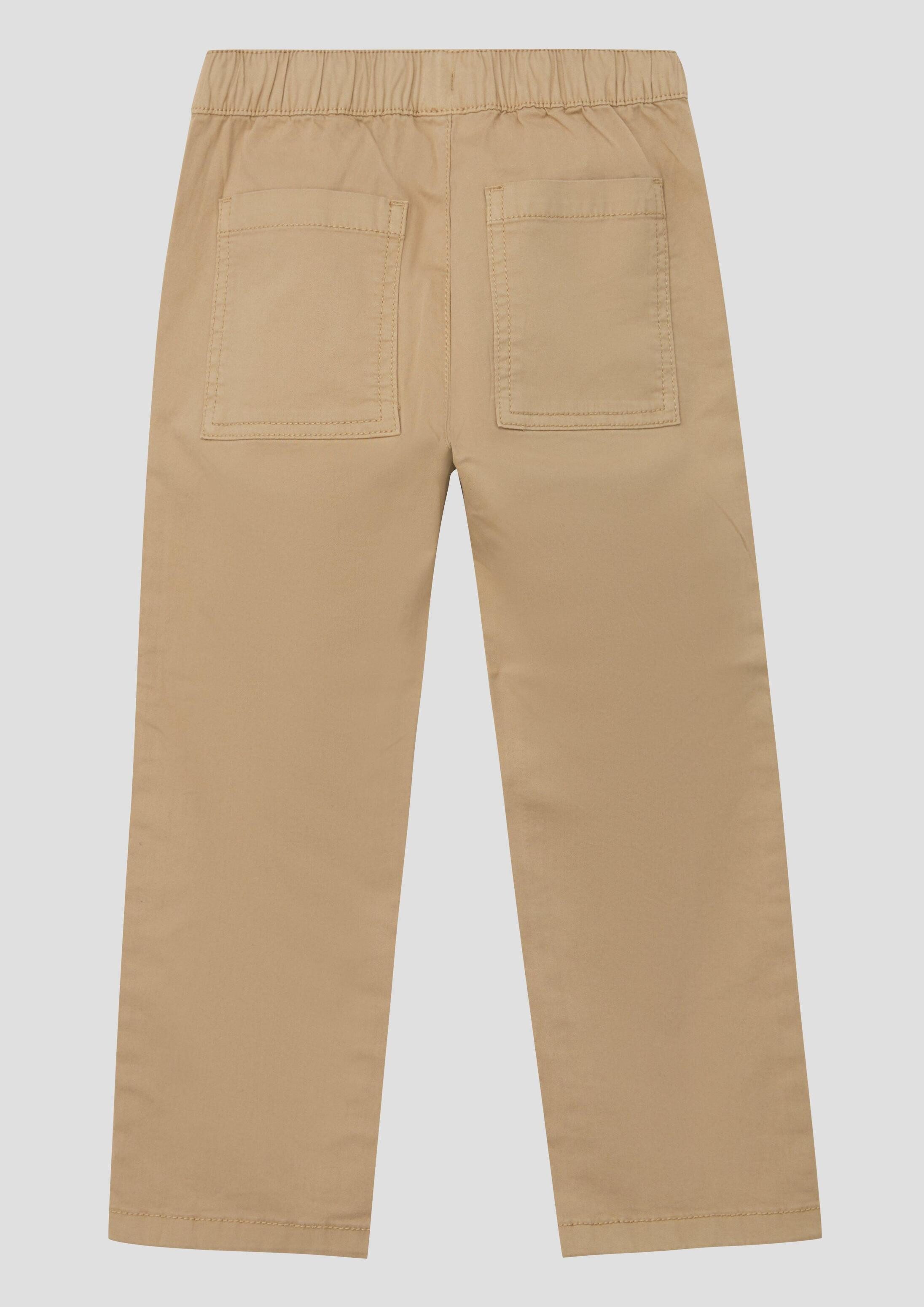 s.Oliver Chinos Hose BAGGY Baggy pull-on / Relaxed Fit / Mid Rise / Wide Leg