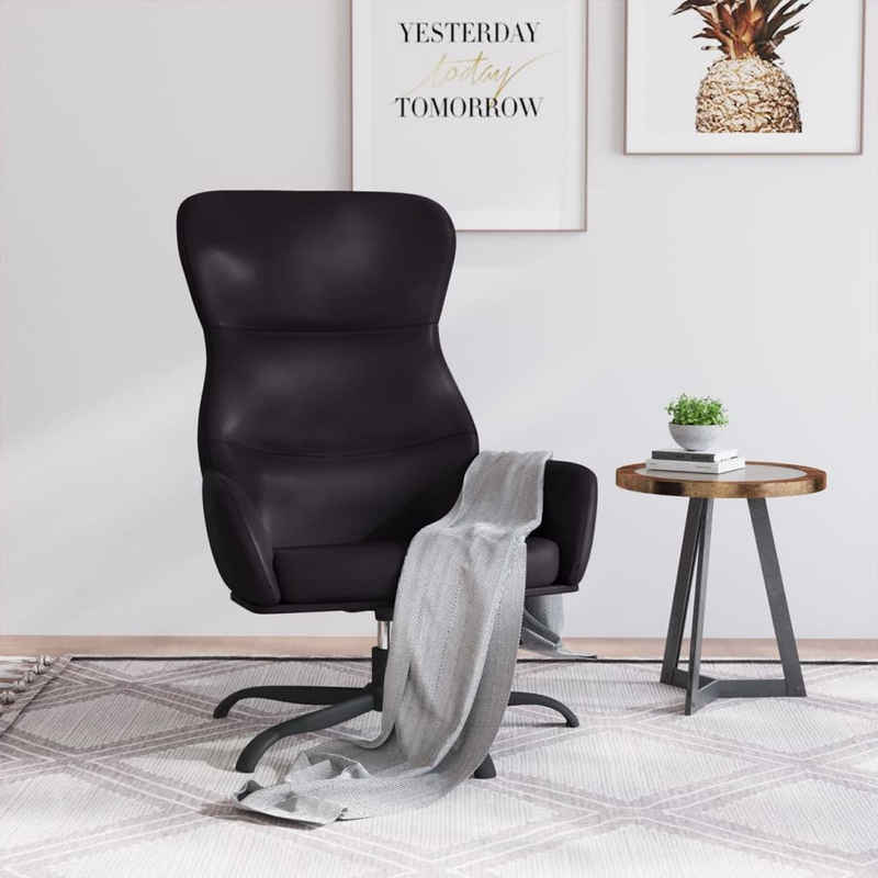 vidaXL Sessel Relaxsessel Schwarz Kunstleder (1-St)