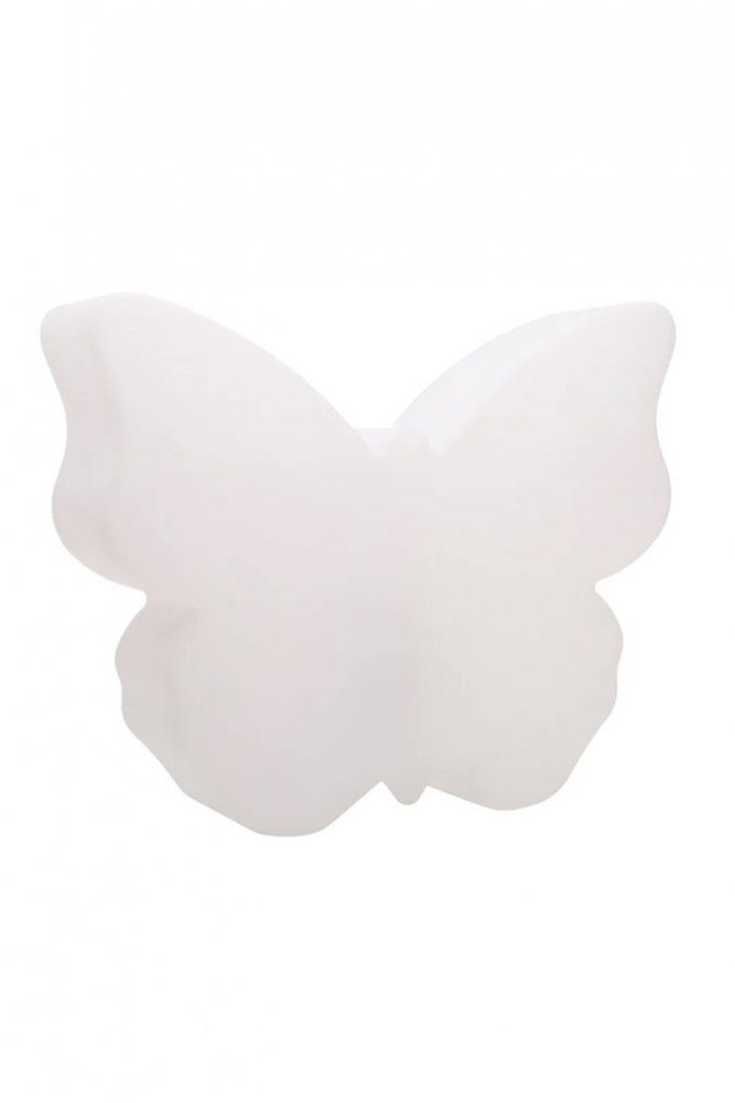 8 seasons design Dekolicht 8 seasons - Motivleuchte Shining Butterfly 40 cm weiß LED