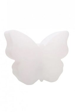 8 seasons design Dekolicht 8 seasons - Motivleuchte Shining Butterfly 40 cm weiß LED