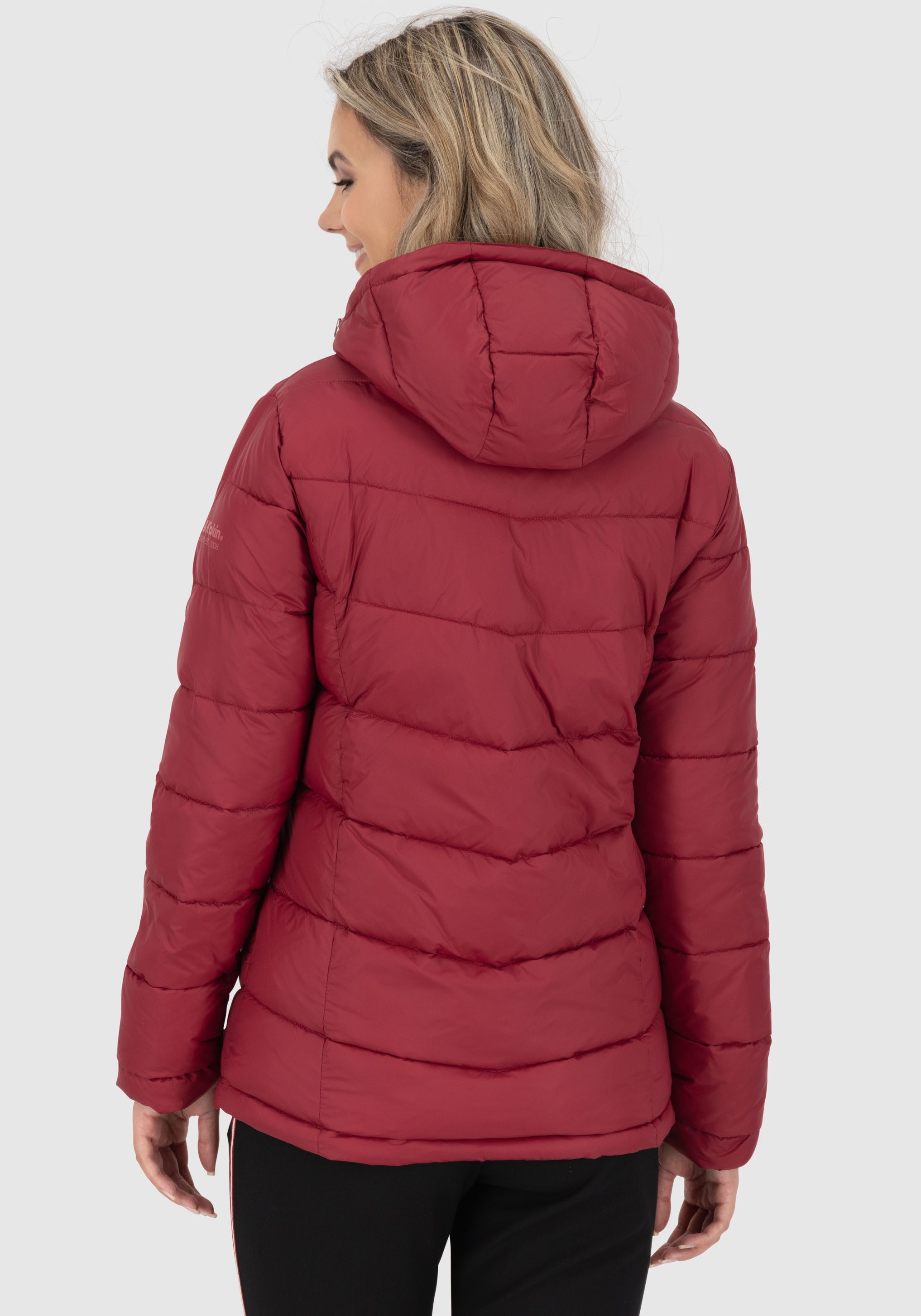 Alife & Kickin Steppjacke AndriaAK leichte, taillierte Übergangsjacke mit breiter Steppung und Kapuze
