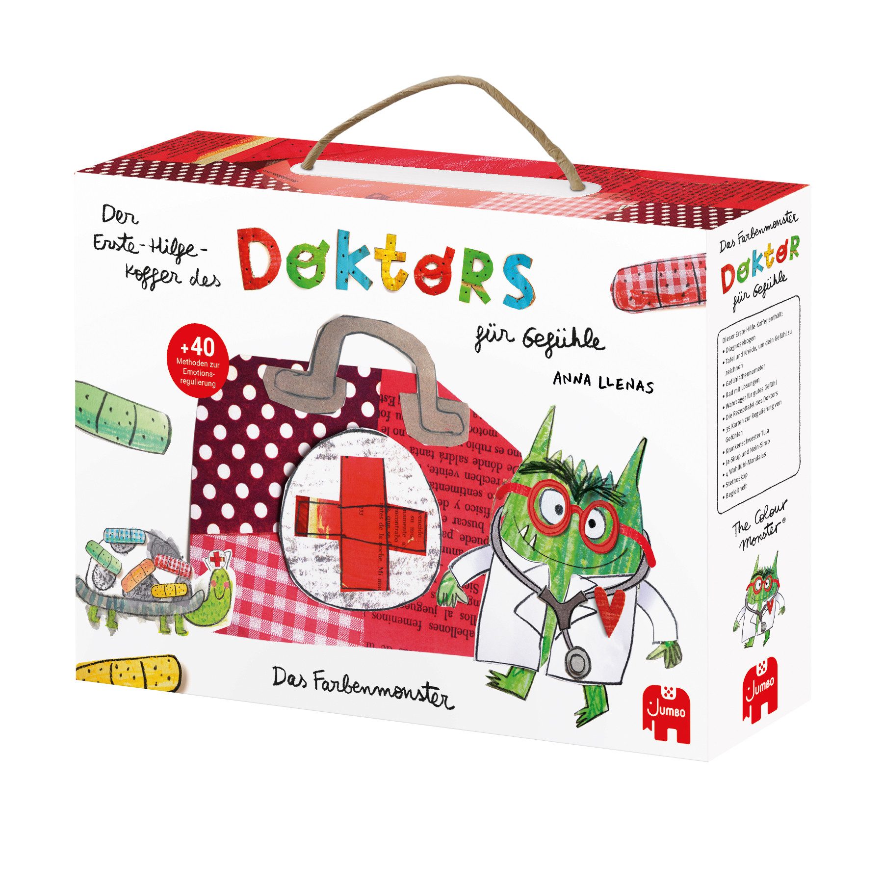 Jumbo Spiele Spiel Ich Lerne - Feeling Doctor - Das Farbenmonster, Jumbo Spiele 1110101623 Ich entdecke die Emotionen