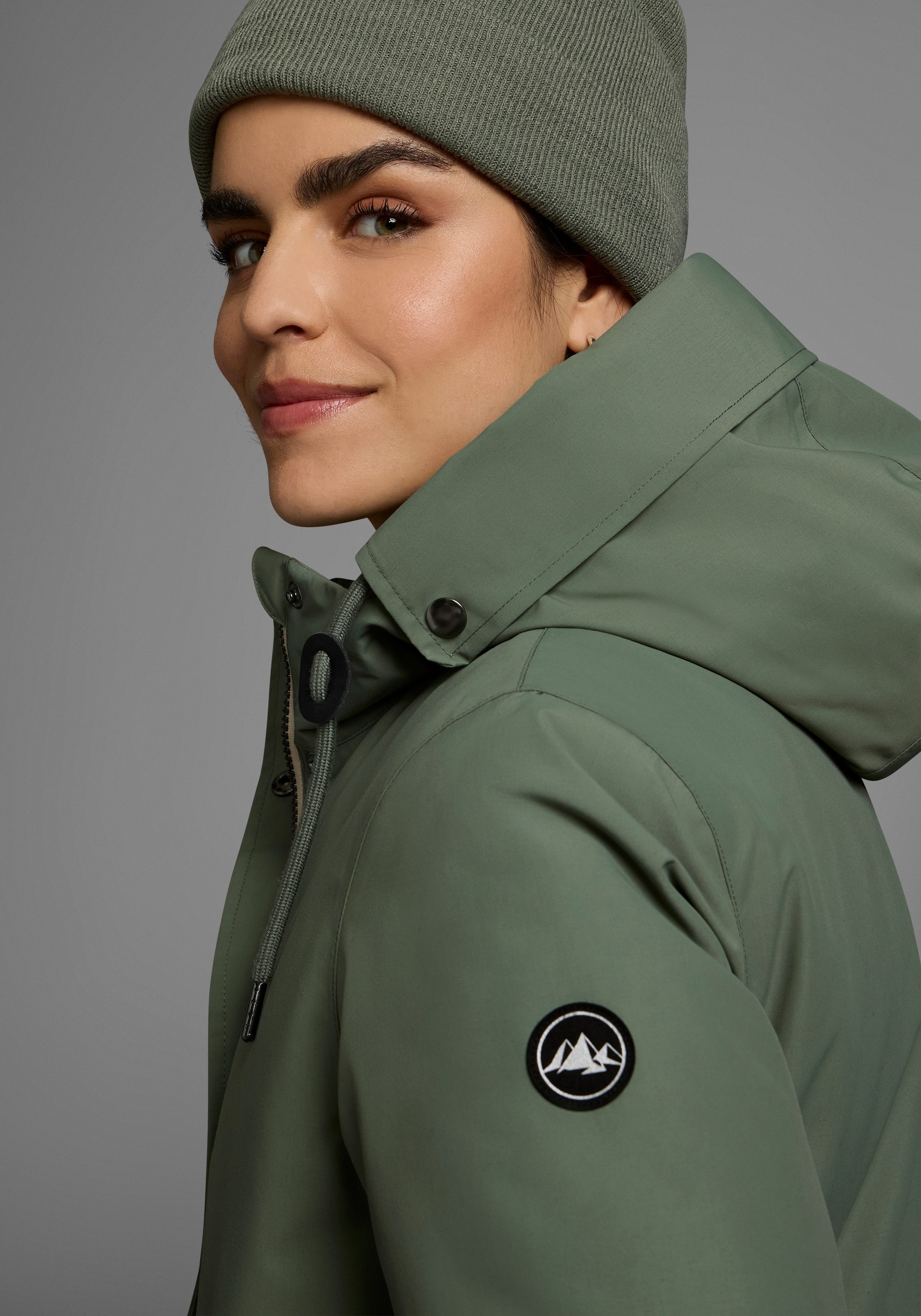 Polarino Parka Atmungsaktiv, winddicht, wasserdicht, Im Oversize Look, weite Form – Bild 5 von 5