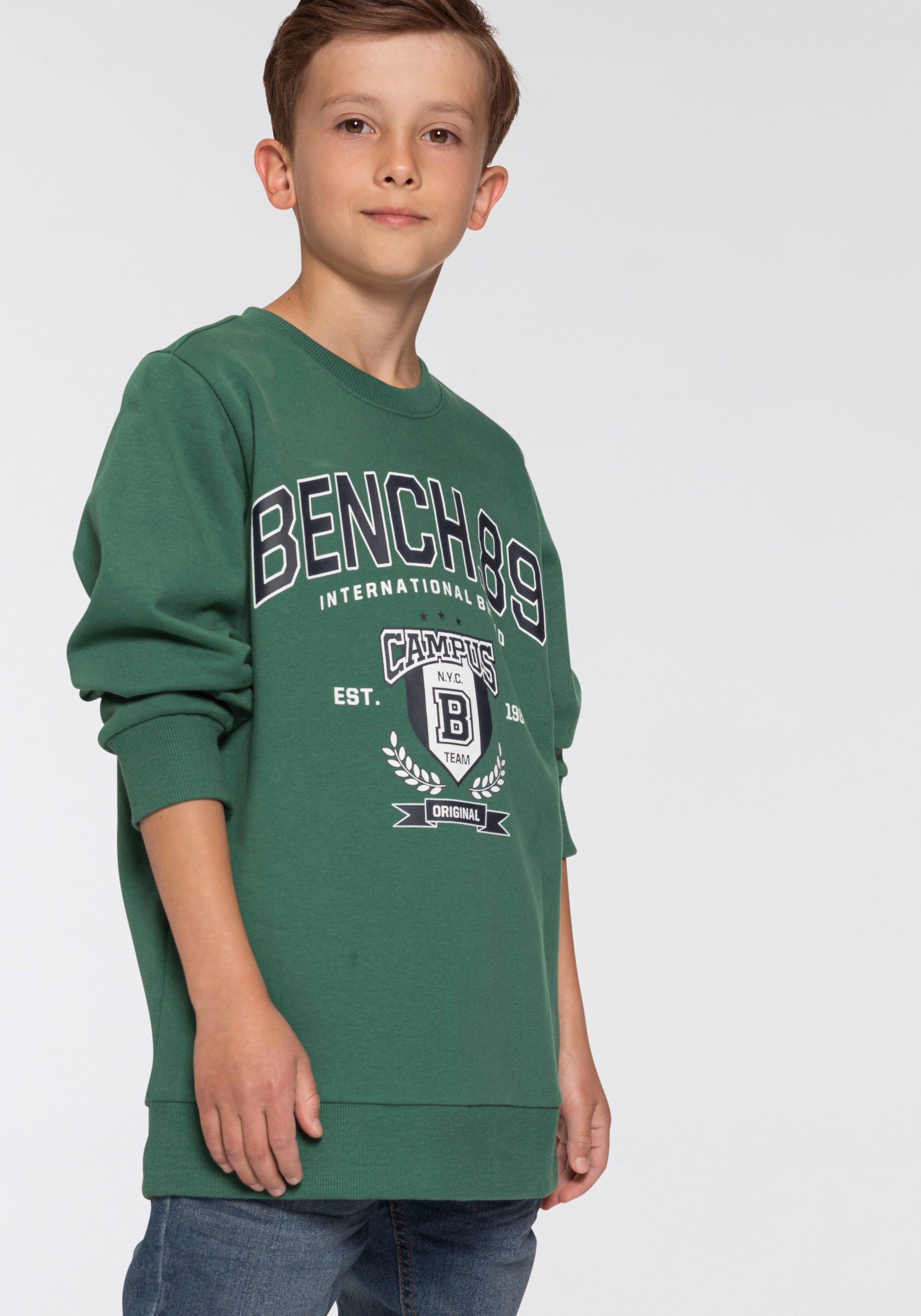 Sweatshirt Druck Bench. Campus mit