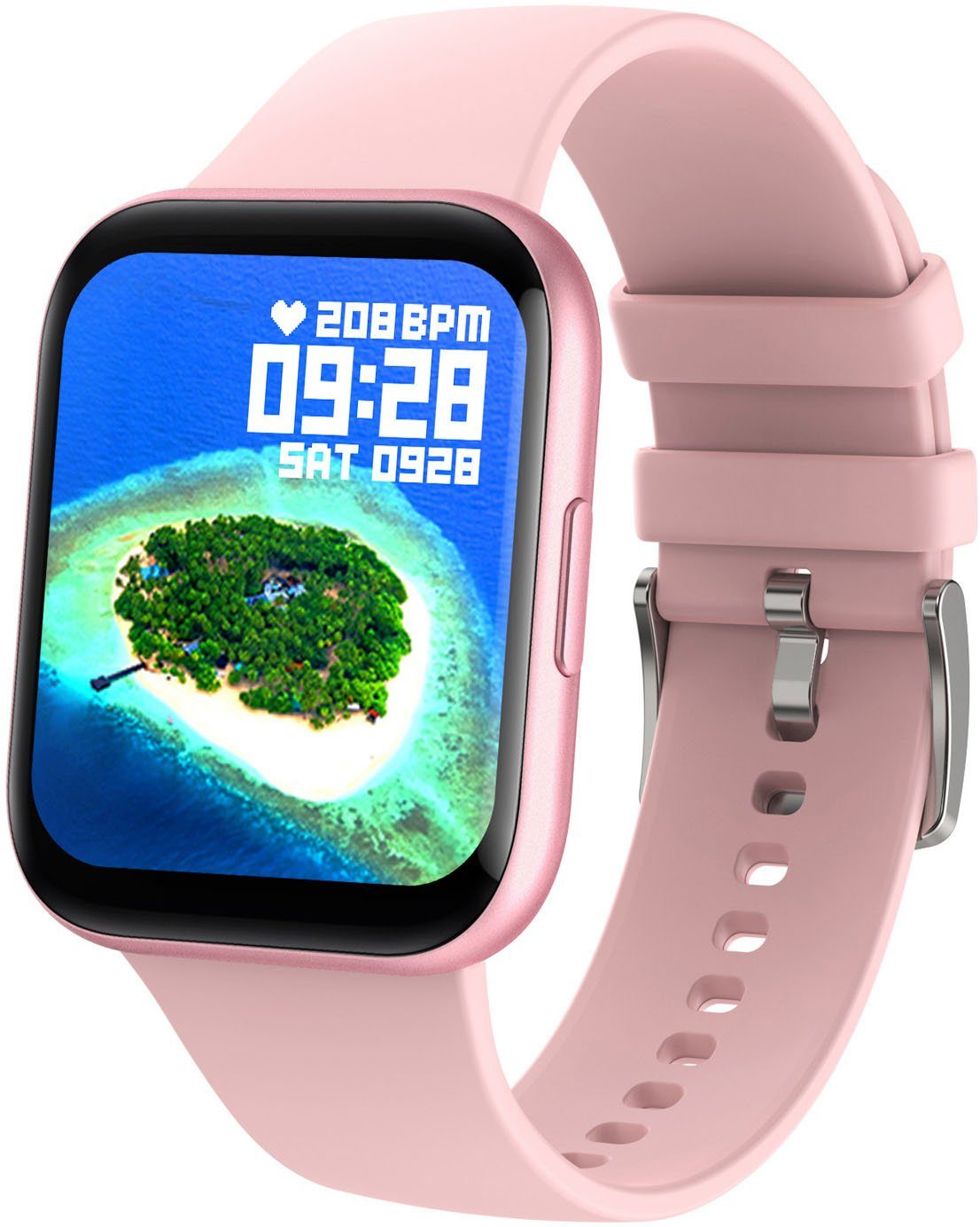 SMARTY 2.0 SW033D Smartwatch, Kompatibel mit Android 5.1 und iOS