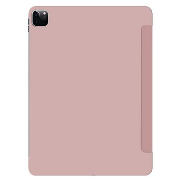 Macally Tablet-Hülle Schutz-Hülle Stand Smart Tasche Case Cover, für Apple iPad Pro 12,9" 4 Generation 2020, Apple Pencil kompatibel